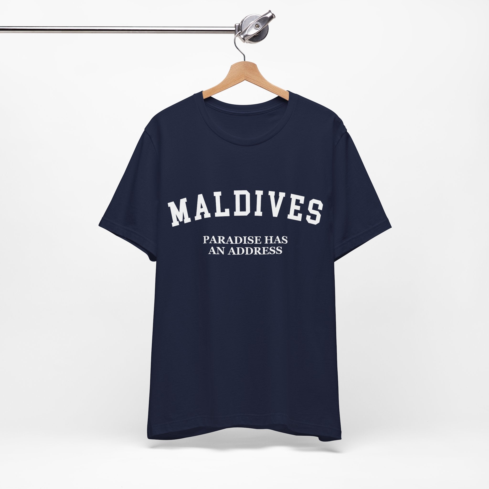 Maldives Collegiate — 100% Cotton Premium Unisex T-Shirt | BY CHARLES