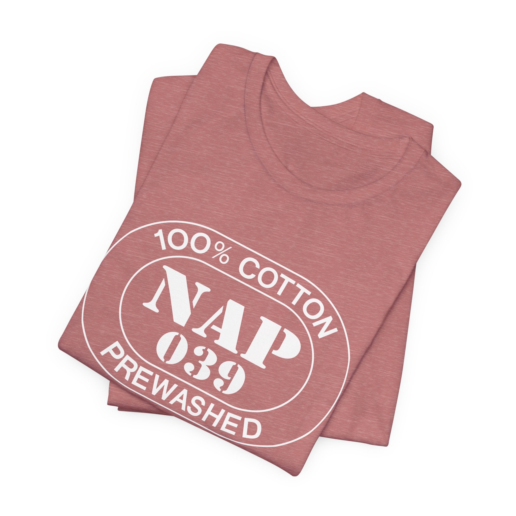 Positano Airport Oval tee in heather mauve, alternate view