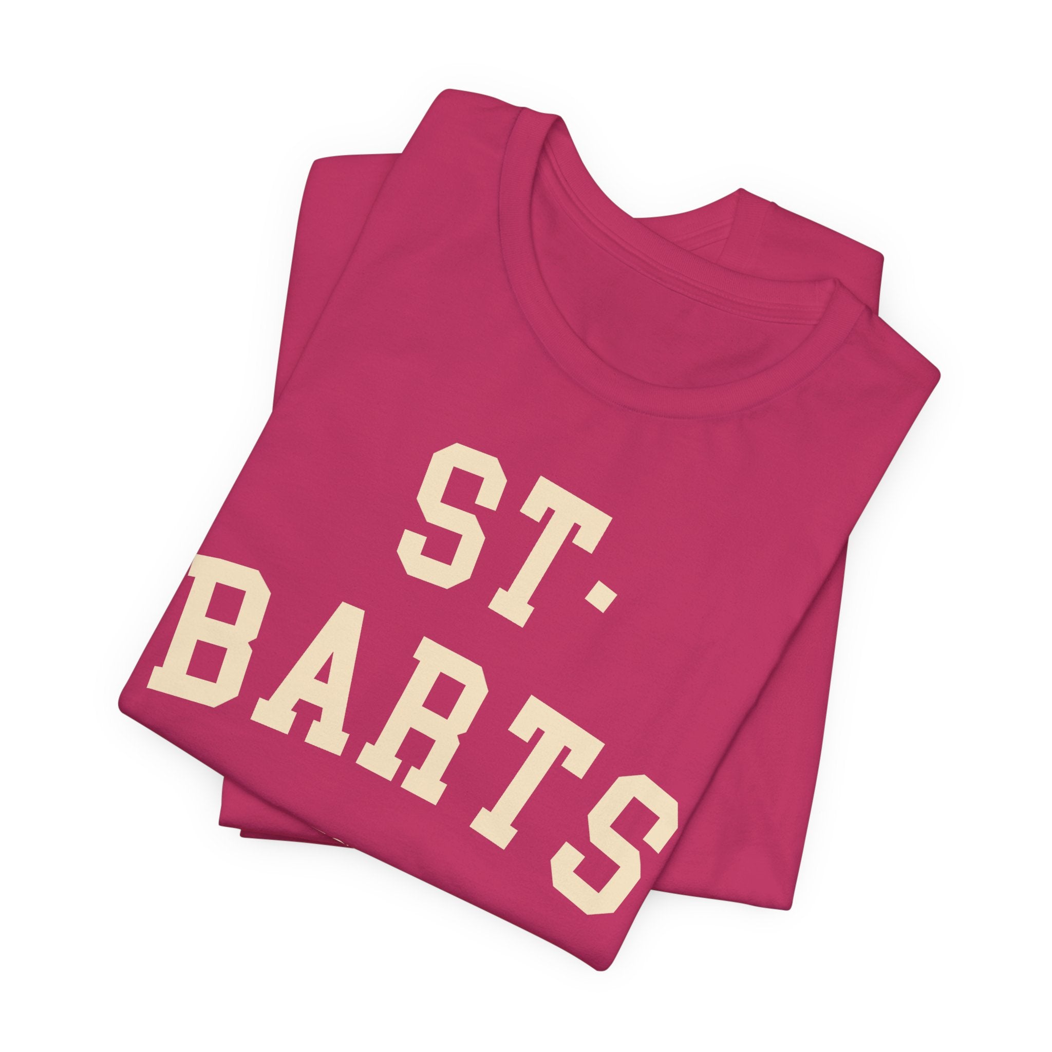 St. Barts Collegiate — 100% Cotton Premium Unisex T-Shirt | BY CHARLES