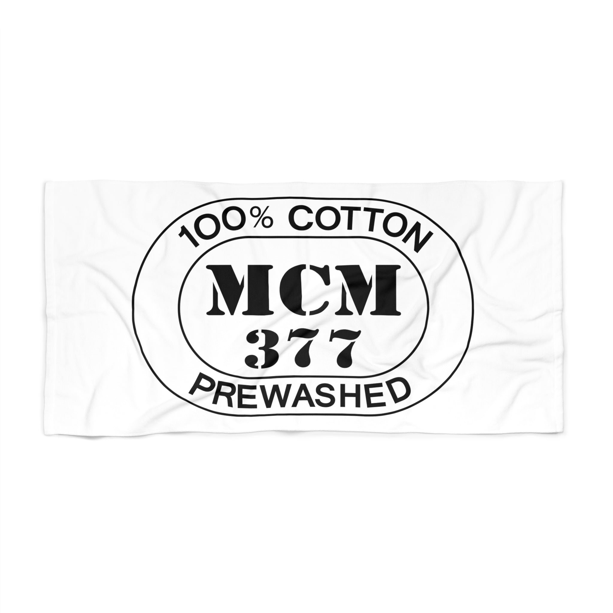 Monaco Airport Oval Beach Towel — Premium Oversized | BY CHARLES
