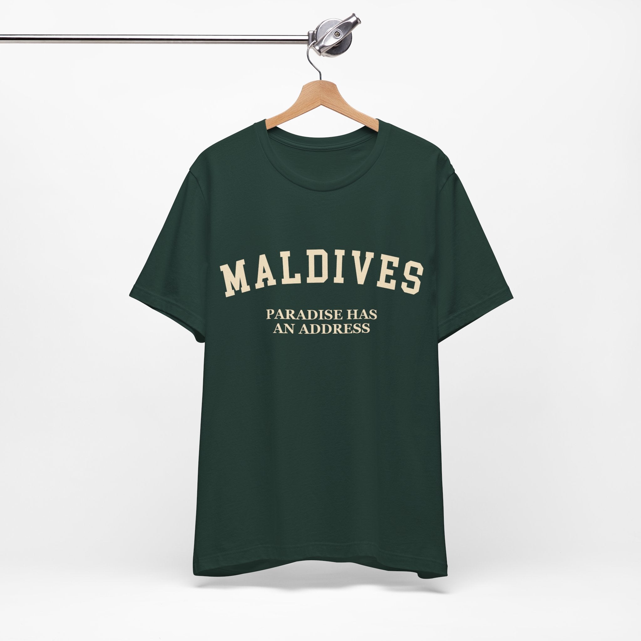 Maldives Collegiate — 100% Cotton Premium Unisex T-Shirt | BY CHARLES