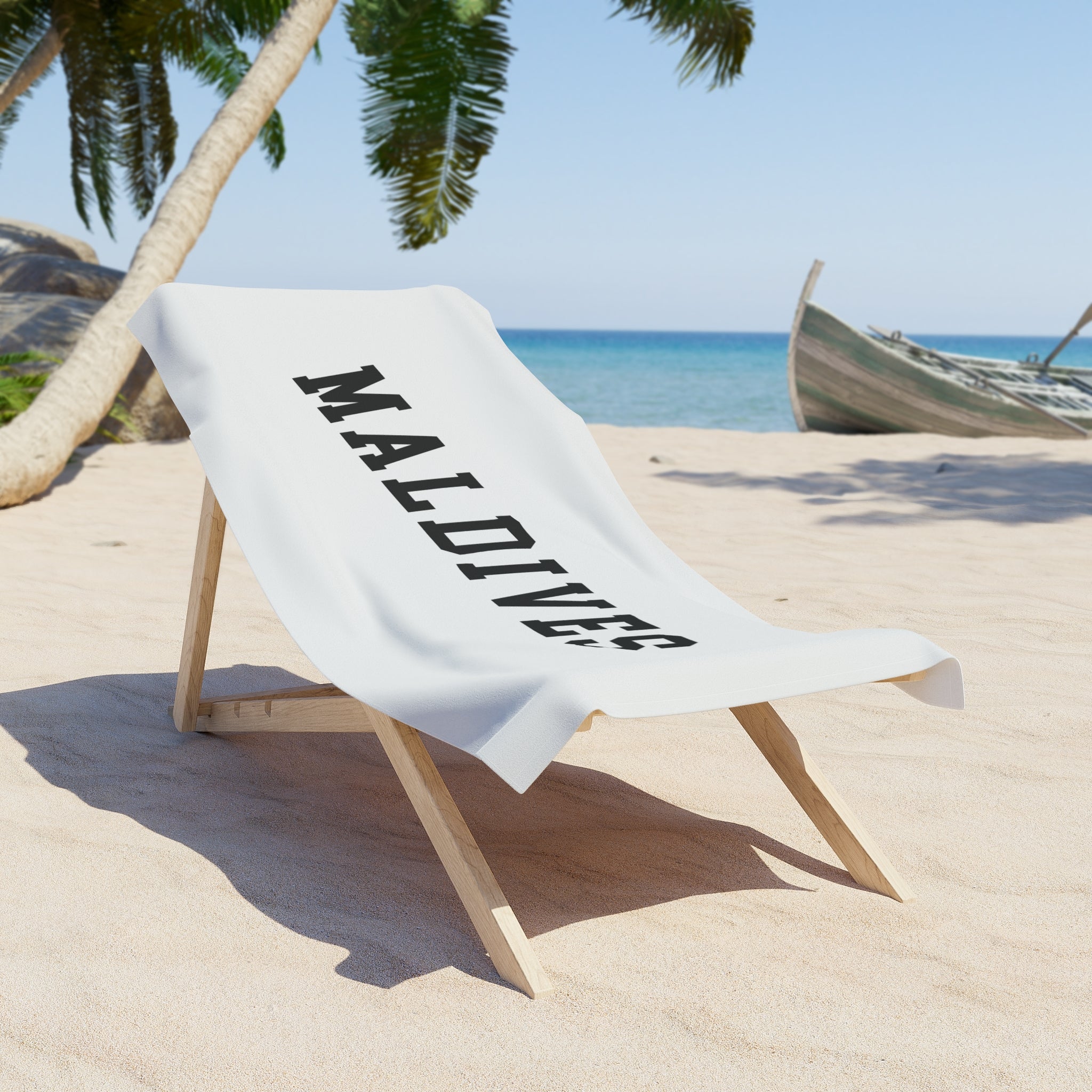 Maldives Collegiate Series Beach Towel — Premium Oversized | BY CHARLES