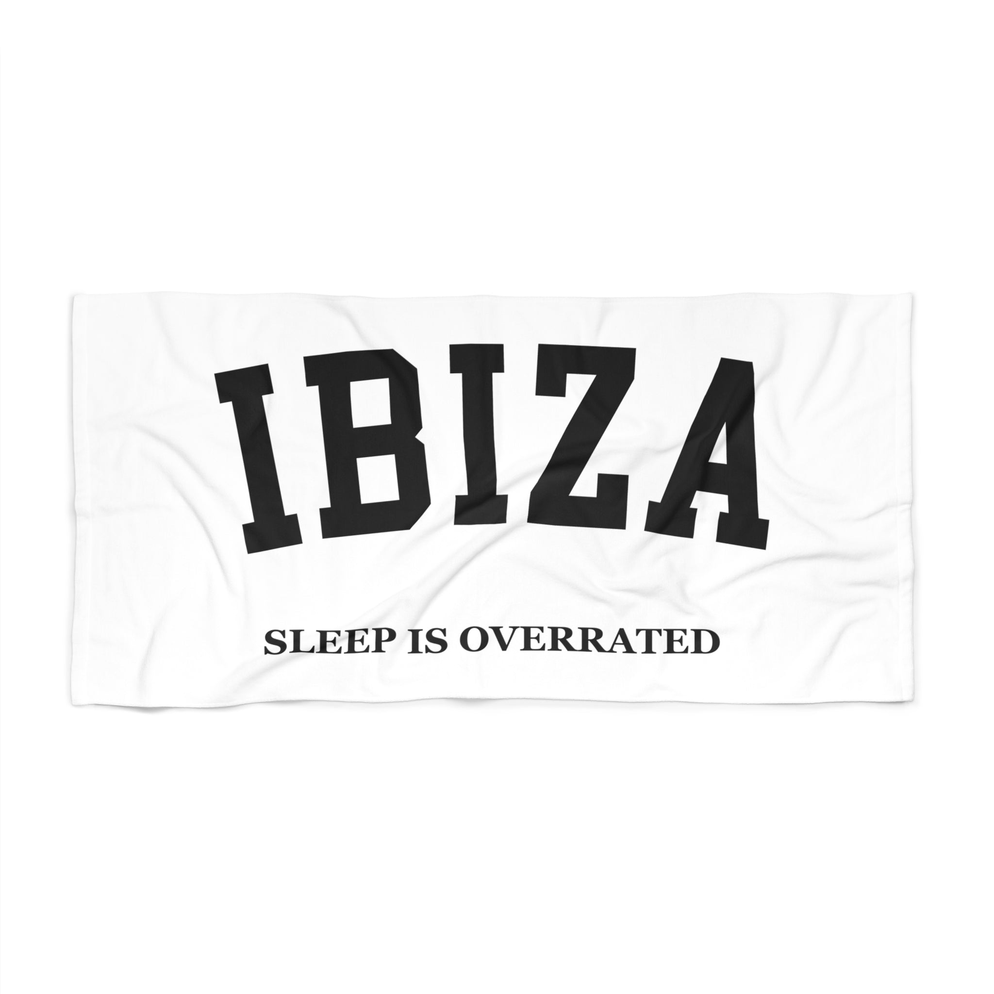 Ibiza Slogan Series Beach Towel — Premium Oversized | BY CHARLES