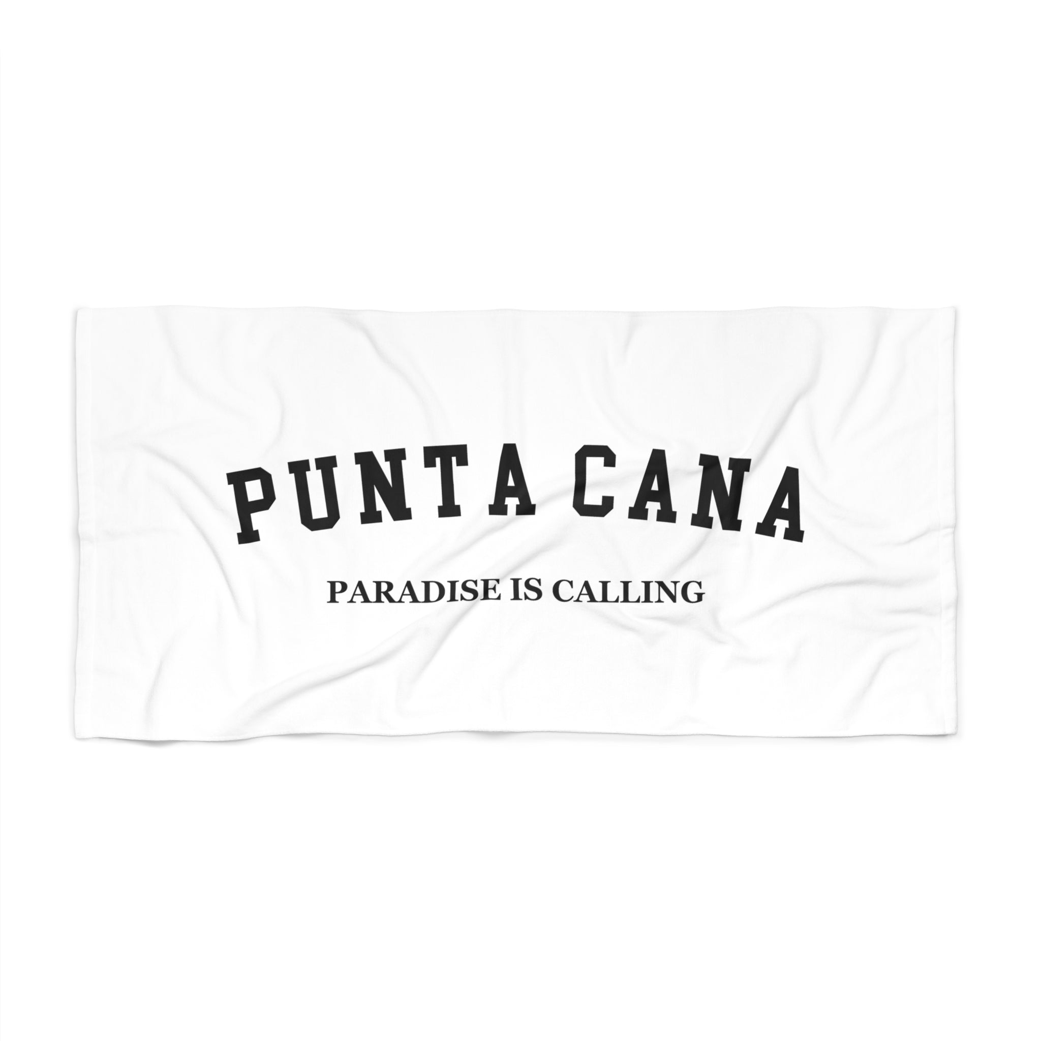 Punta Cana Slogan Series Beach Towel — Premium Oversized | BY CHARLES