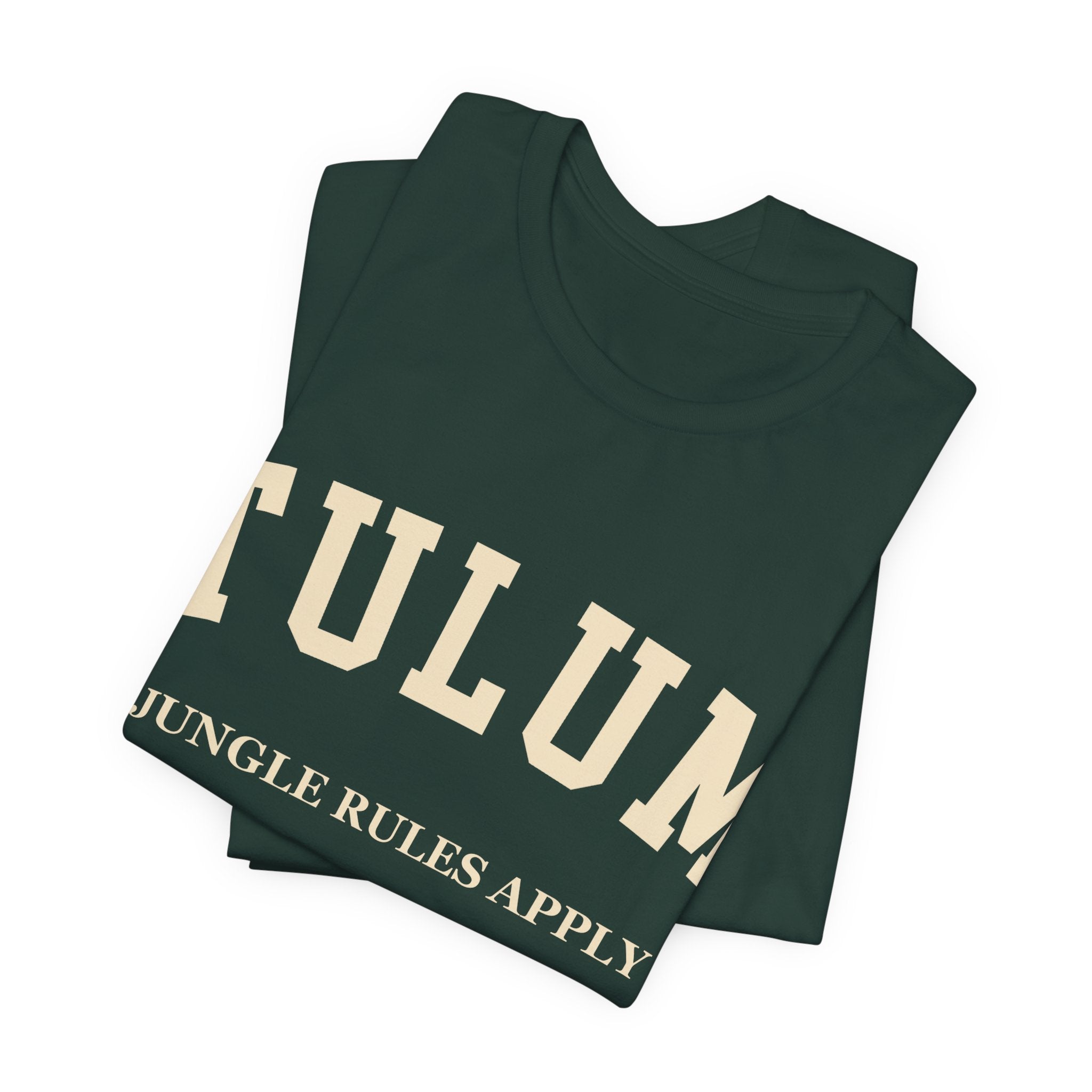 Tulum Collegiate — 100% Cotton Premium Unisex T-Shirt | BY CHARLES