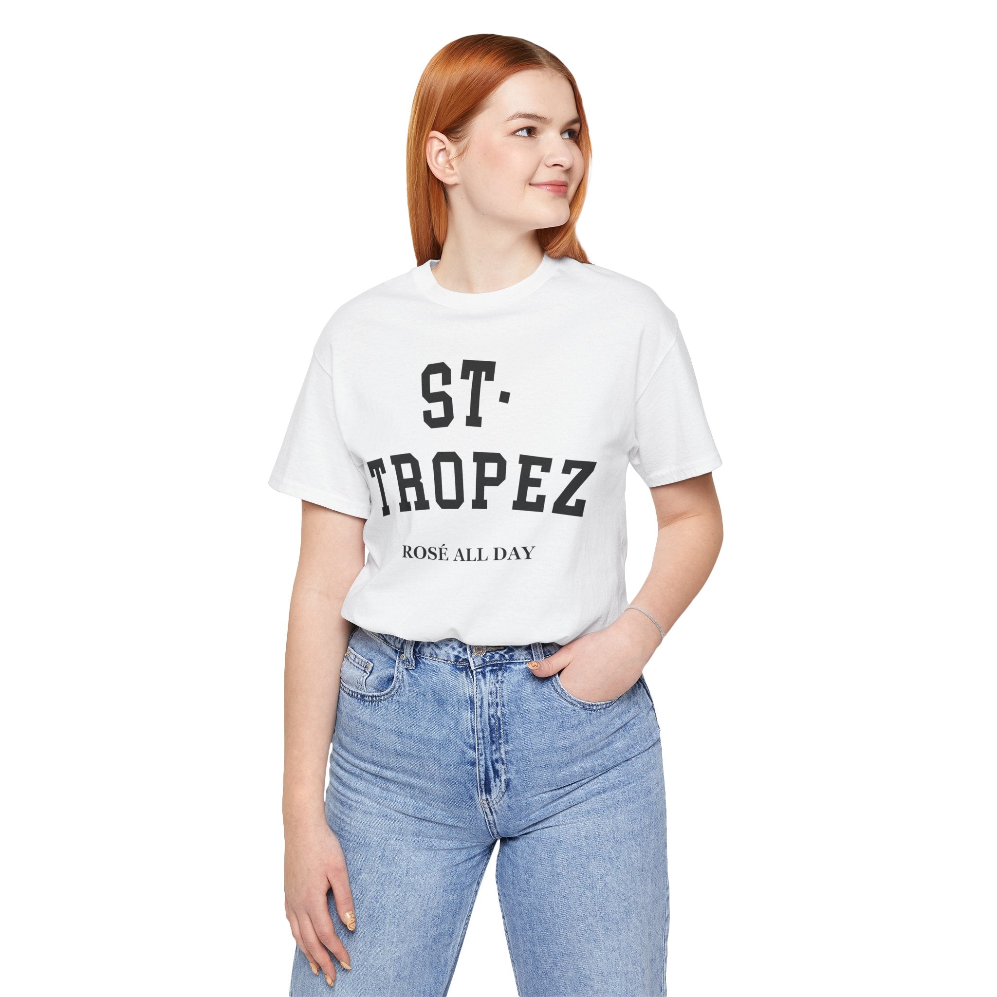 St. Tropez Collegiate — 100% Cotton Premium Unisex T-Shirt | BY CHARLES