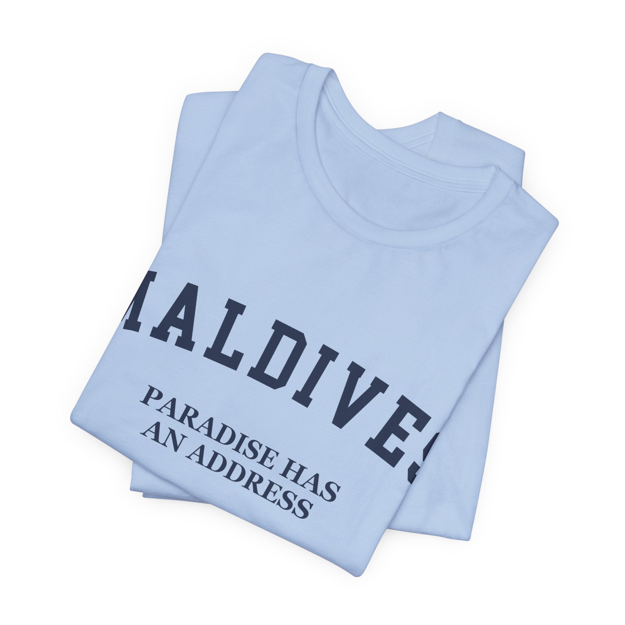 Maldives Collegiate — 100% Cotton Premium Unisex T-Shirt | BY CHARLES
