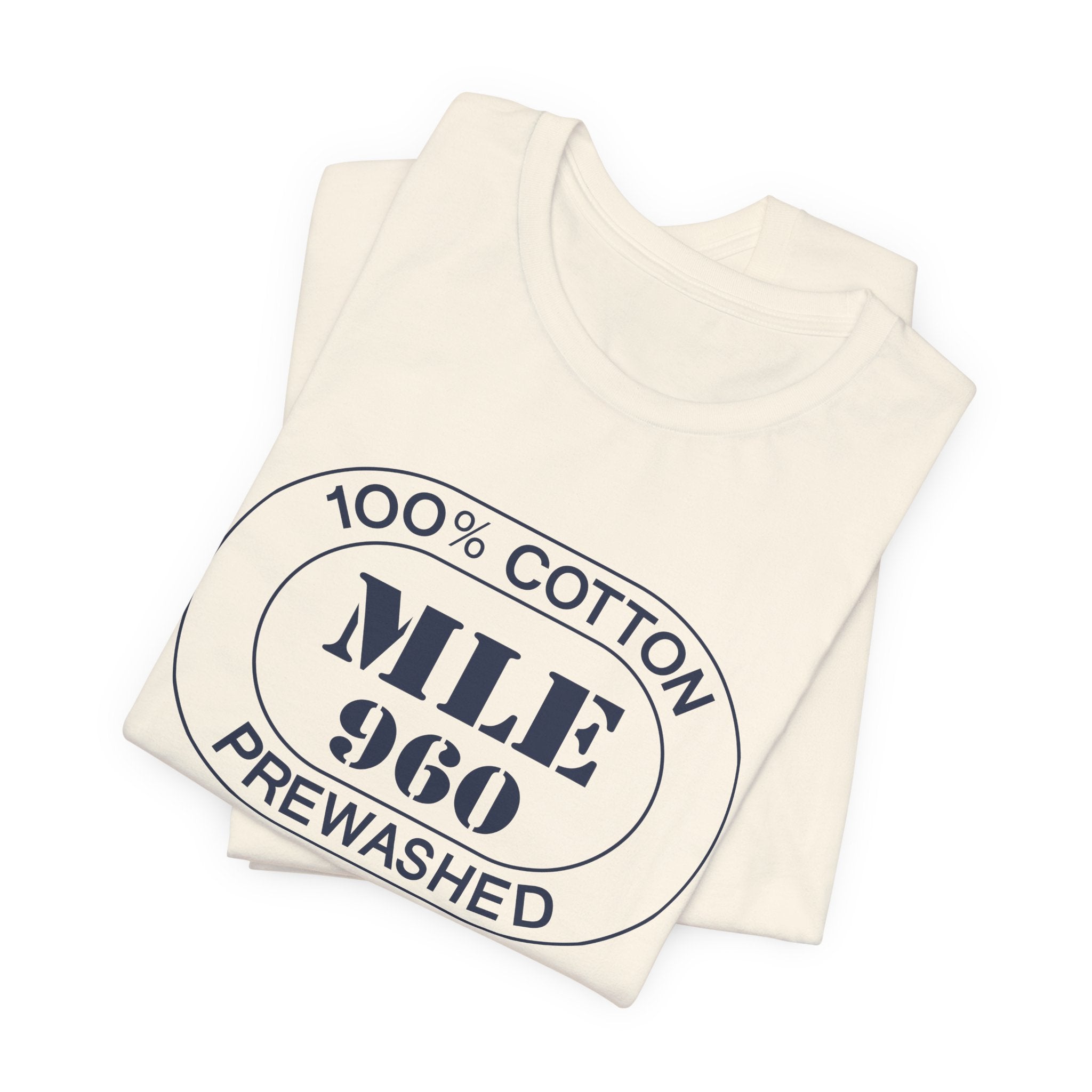 Maldives Airport Oval tee in natural, alternate view