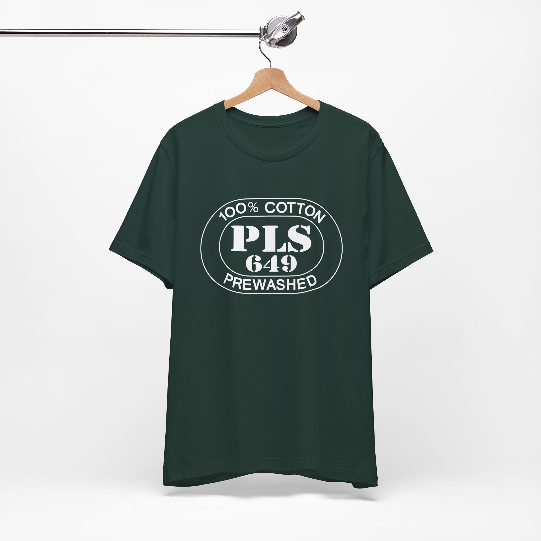 Turks & Caicos Airport Oval tee in forest, alternate view