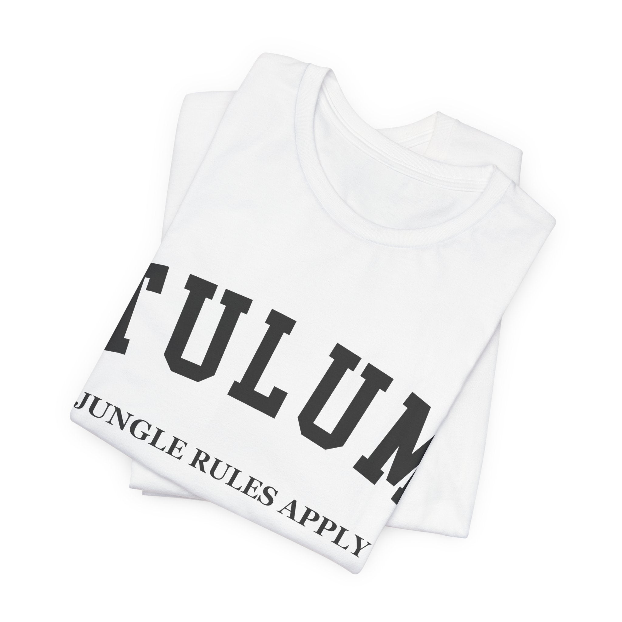 Tulum Collegiate — 100% Cotton Premium Unisex T-Shirt | BY CHARLES
