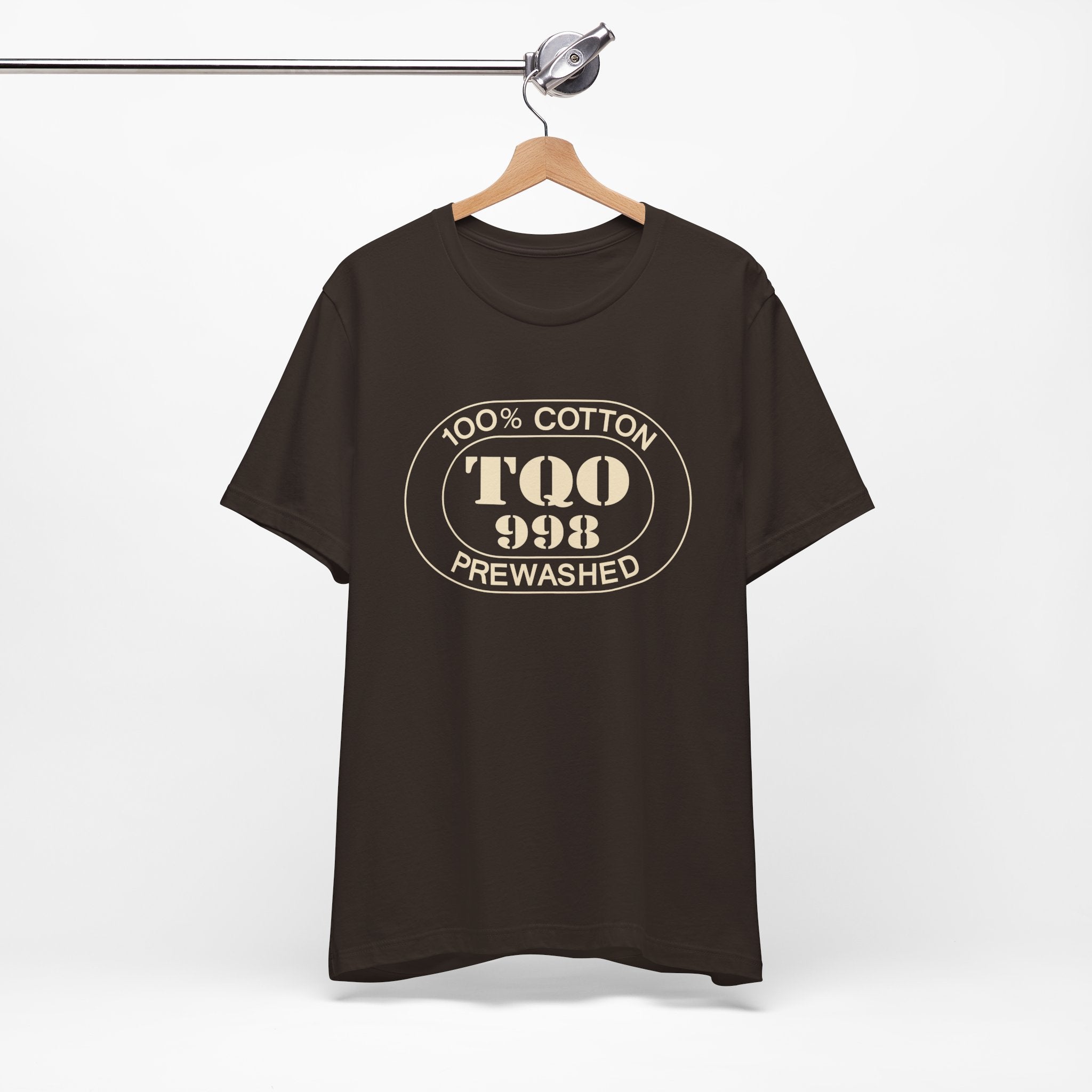 Tulum Airport Oval tee in brown, alternate view