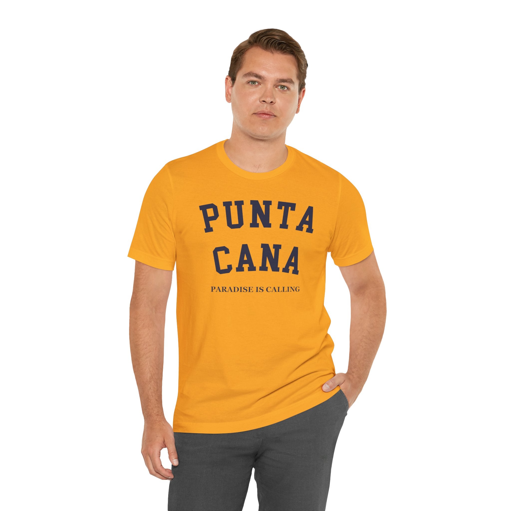 Punta Cana Collegiate — 100% Cotton Premium Unisex T-Shirt | BY CHARLES