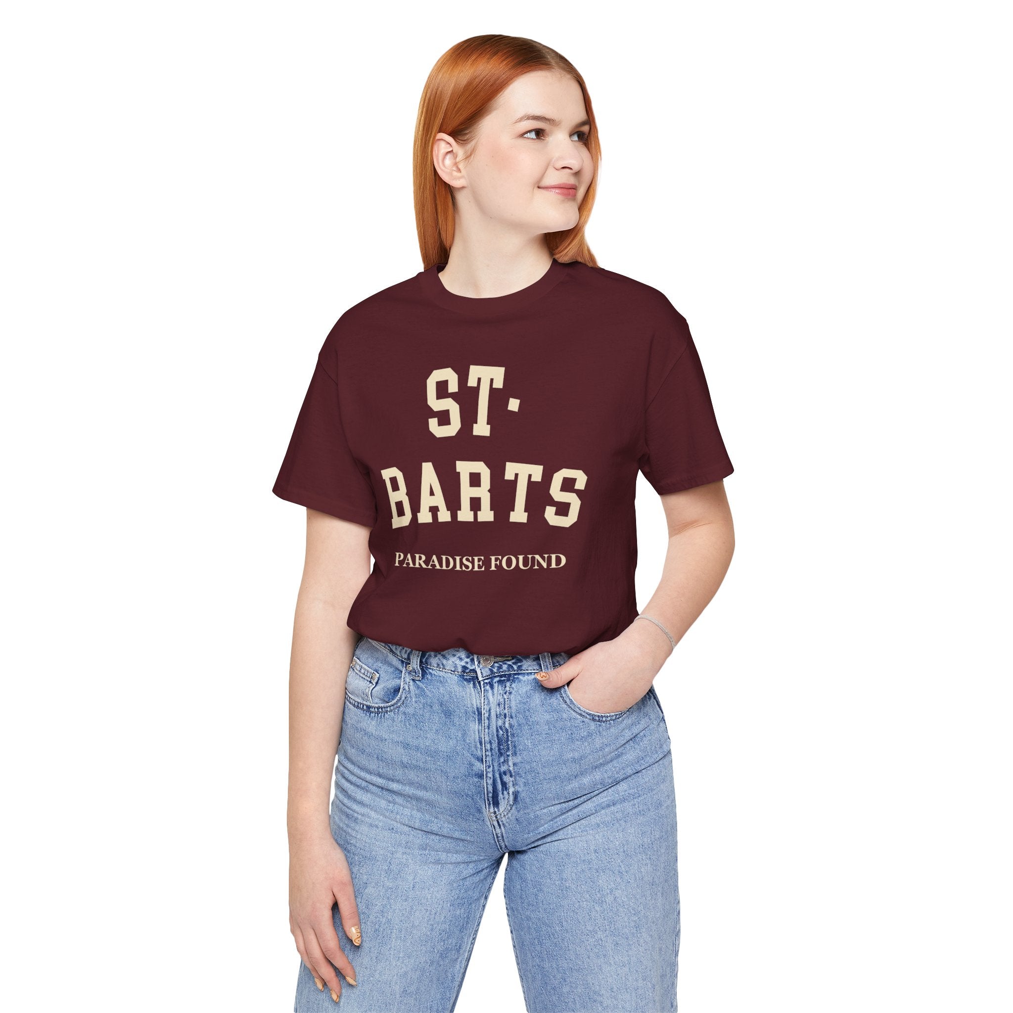 St. Barts Collegiate — 100% Cotton Premium Unisex T-Shirt | BY CHARLES