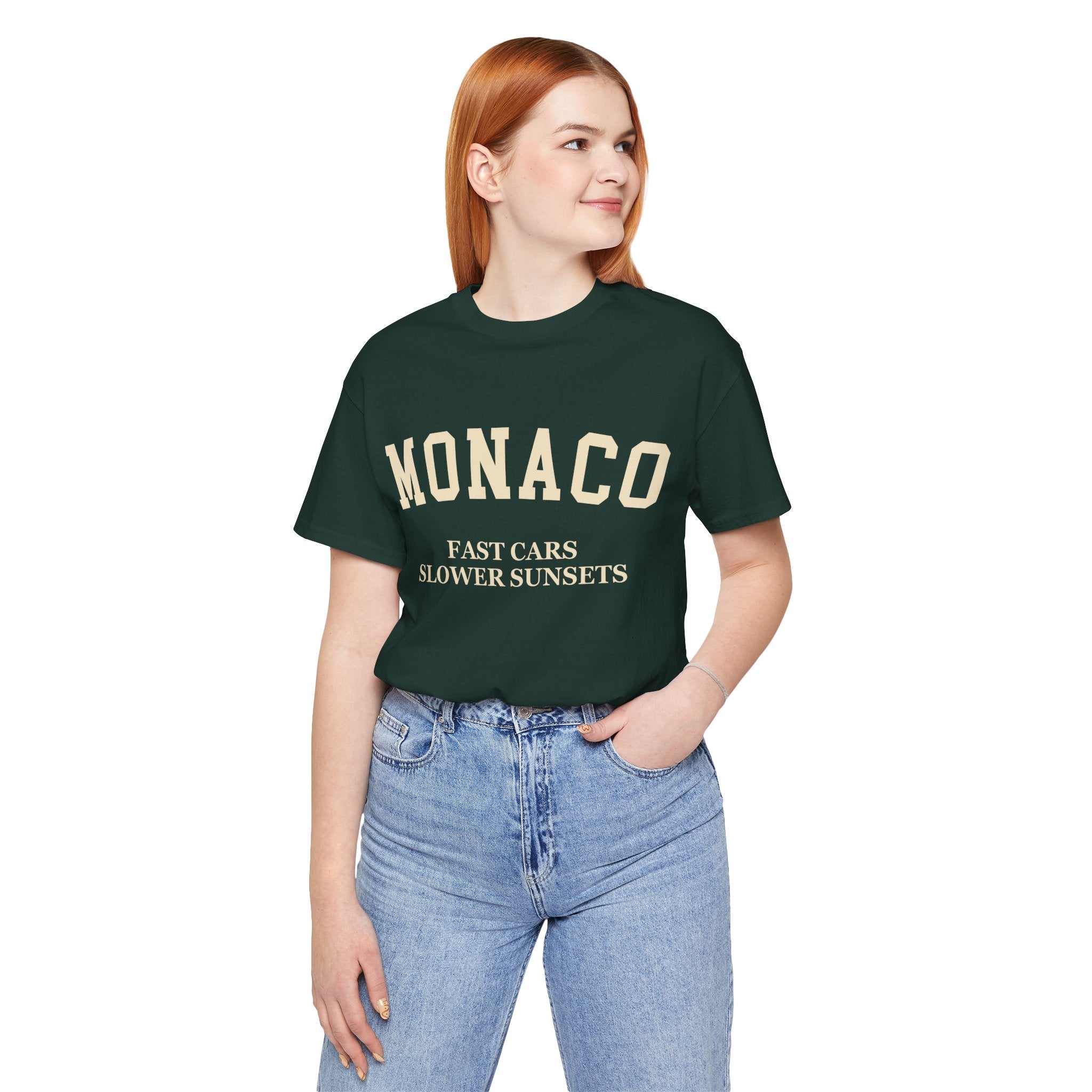 Monaco Collegiate — 100% Cotton Premium Unisex T-Shirt | BY CHARLES