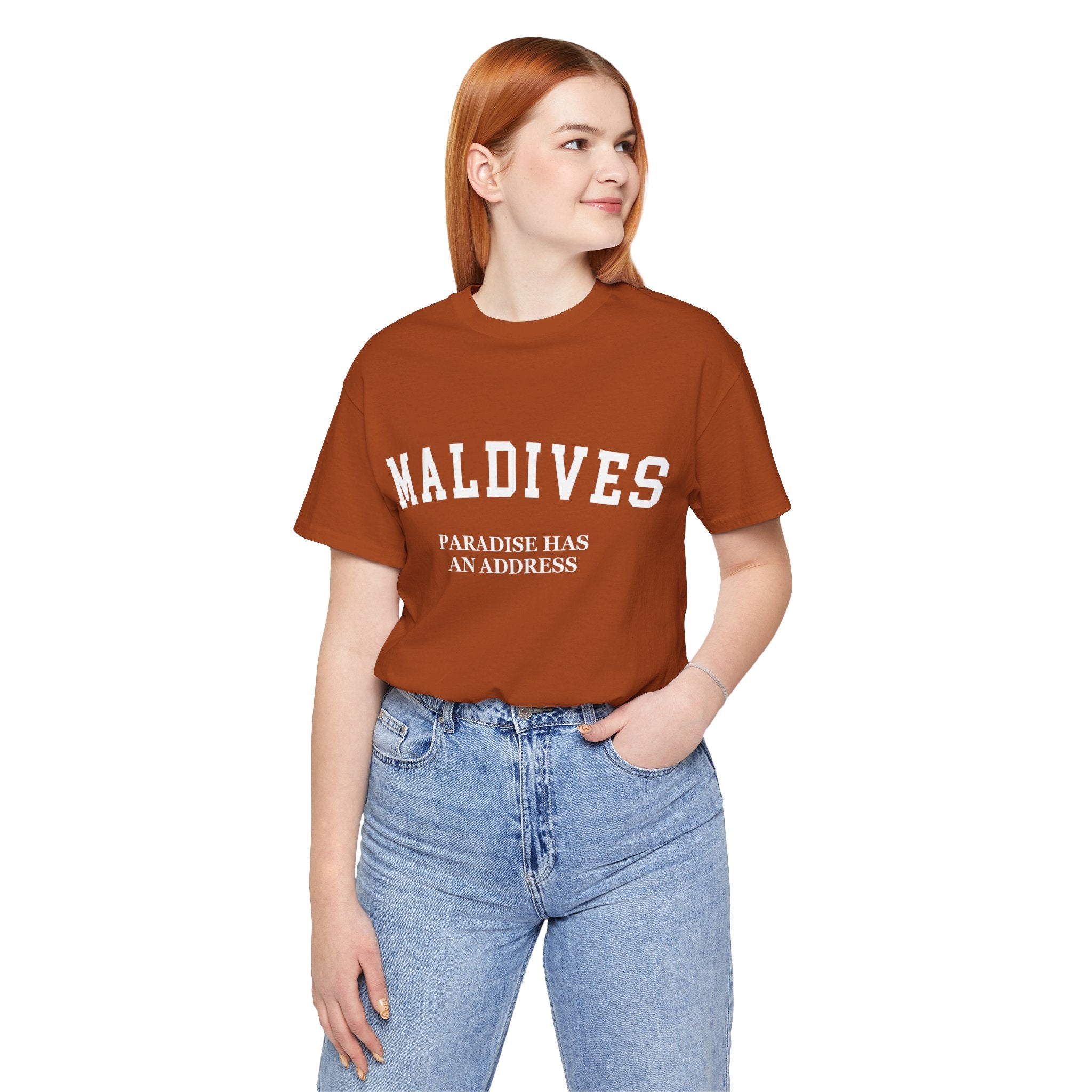Maldives Collegiate — 100% Cotton Premium Unisex T-Shirt | BY CHARLES