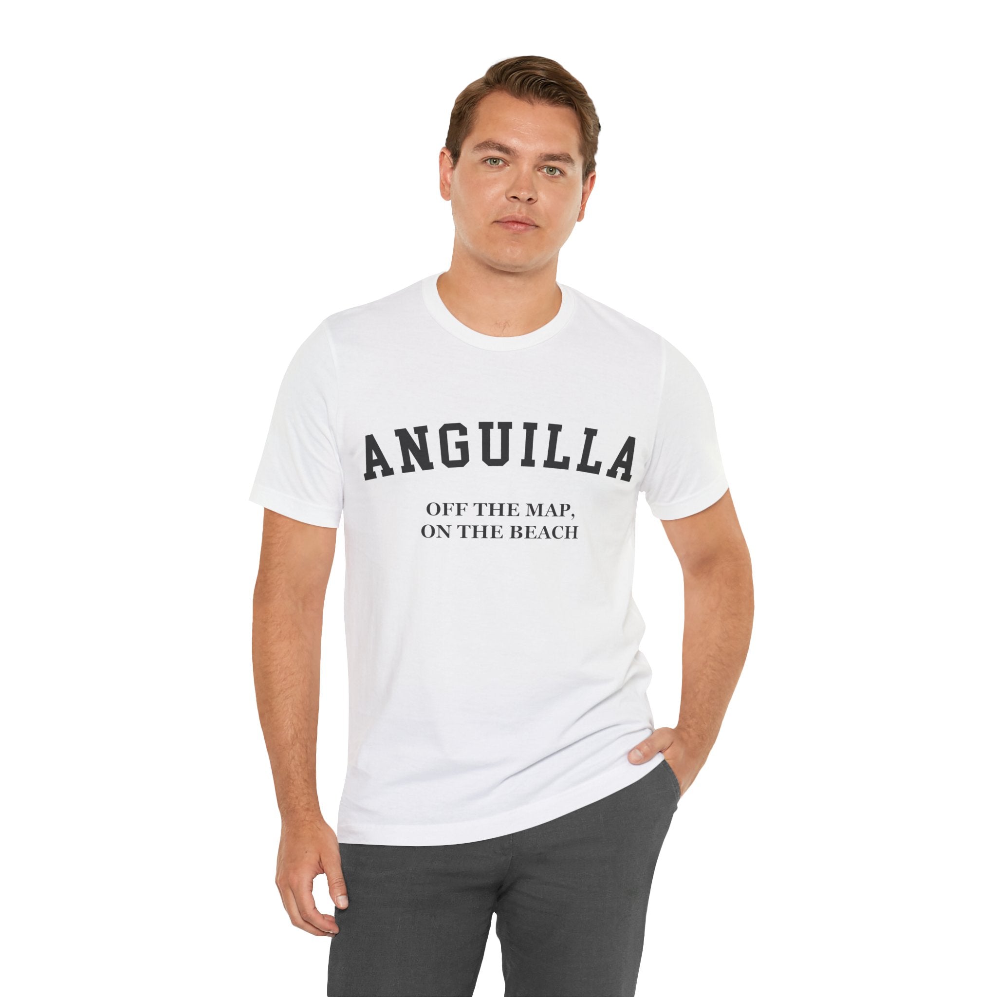 Anguilla Collegiate — 100% Cotton Premium Unisex T-Shirt | BY CHARLES