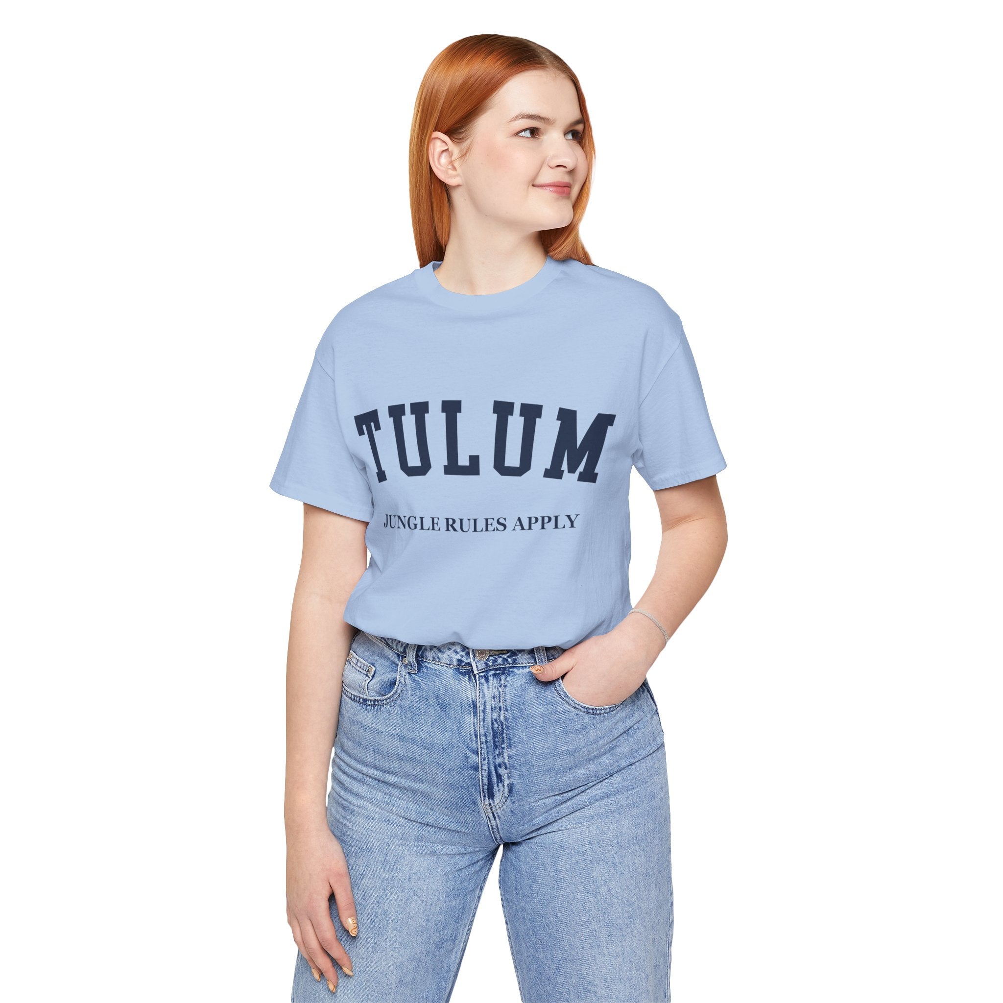 Tulum Collegiate — 100% Cotton Premium Unisex T-Shirt | BY CHARLES