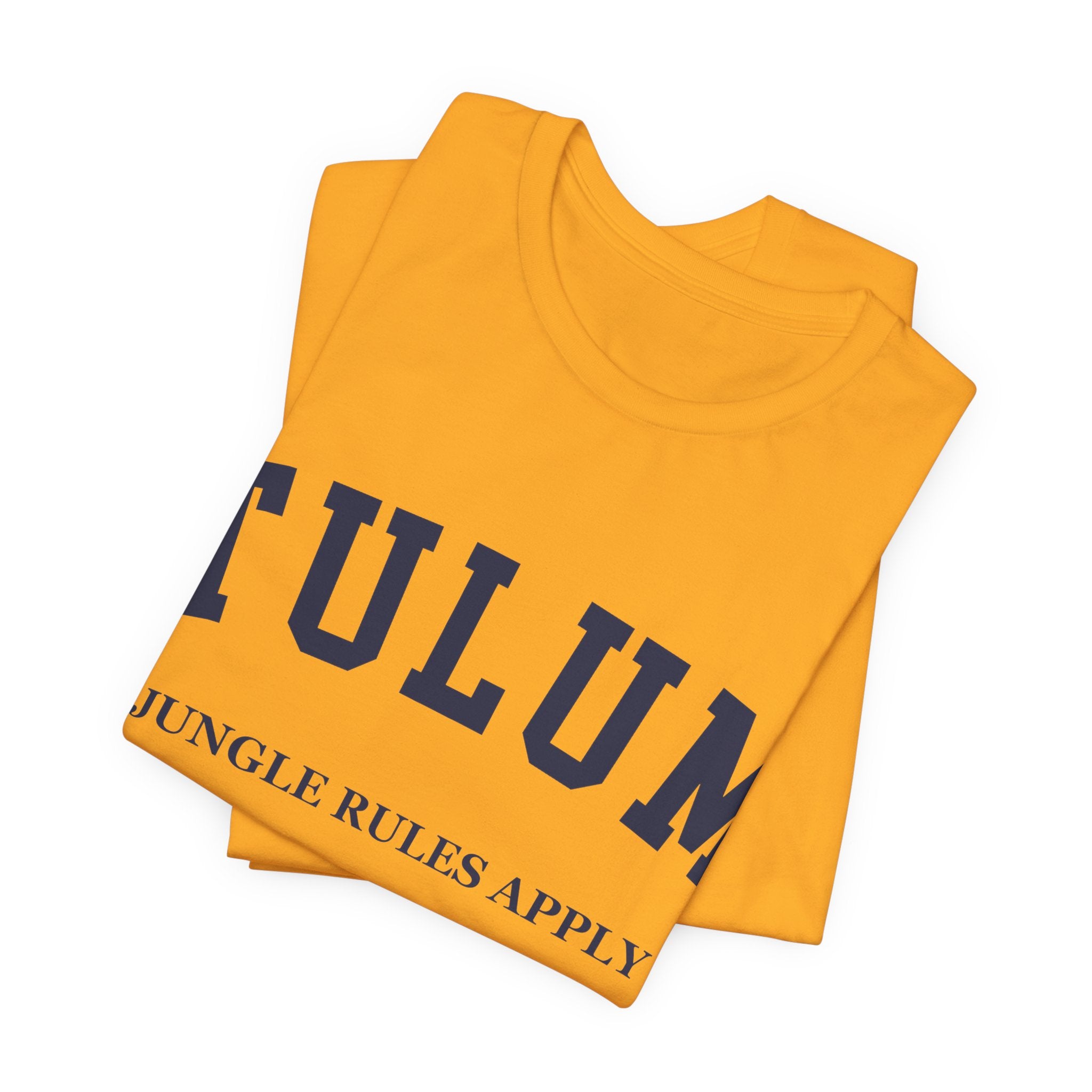 Tulum Collegiate — 100% Cotton Premium Unisex T-Shirt | BY CHARLES