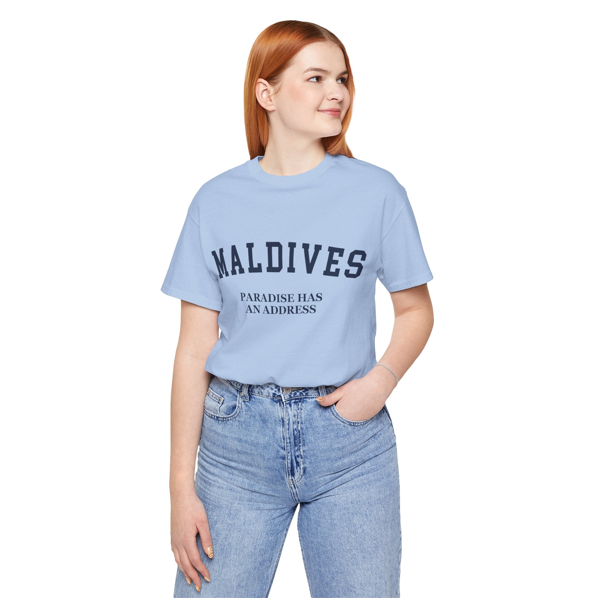 Maldives Collegiate — 100% Cotton Premium Unisex T-Shirt | BY CHARLES