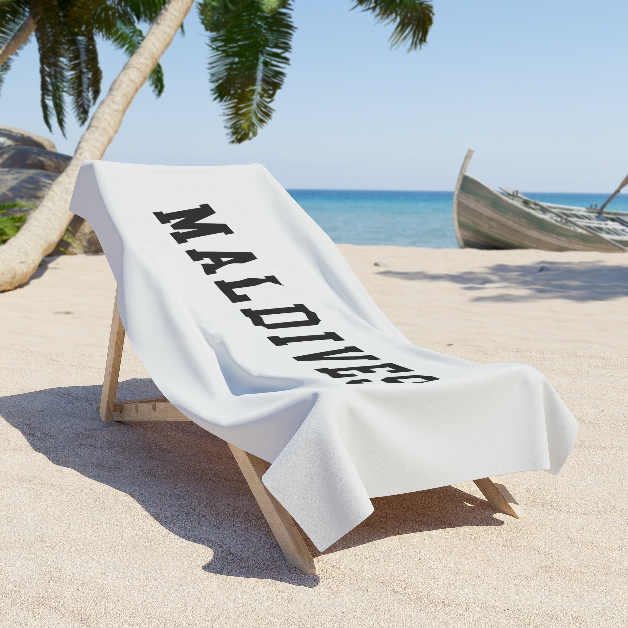 Maldives Collegiate Series Beach Towel — Premium Oversized | BY CHARLES
