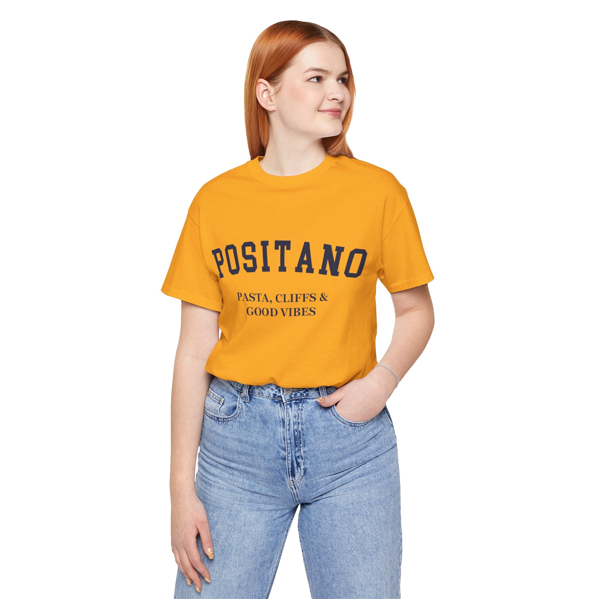 Positano Collegiate — 100% Cotton Premium Unisex T-Shirt | BY CHARLES