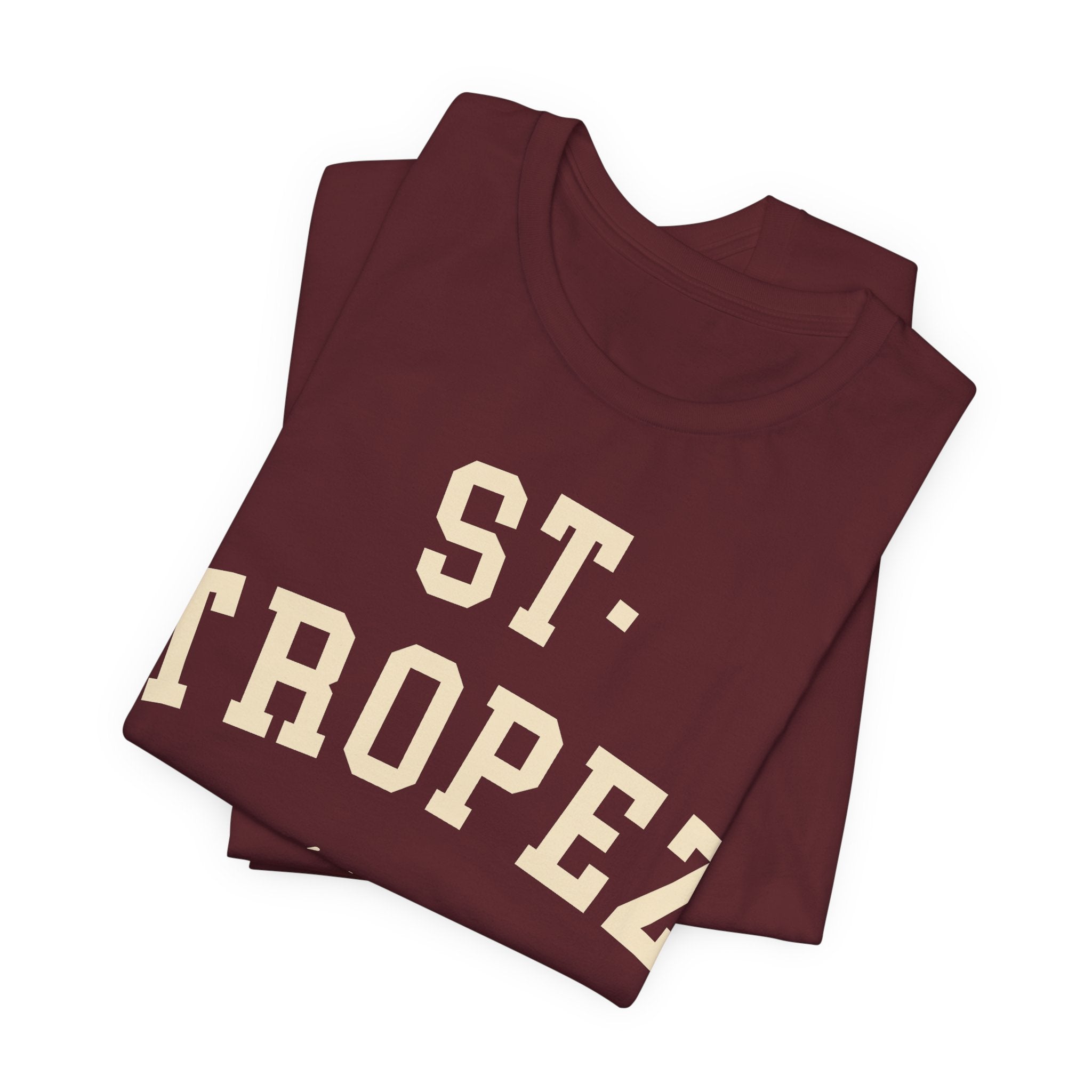 St. Tropez Collegiate — 100% Cotton Premium Unisex T-Shirt | BY CHARLES