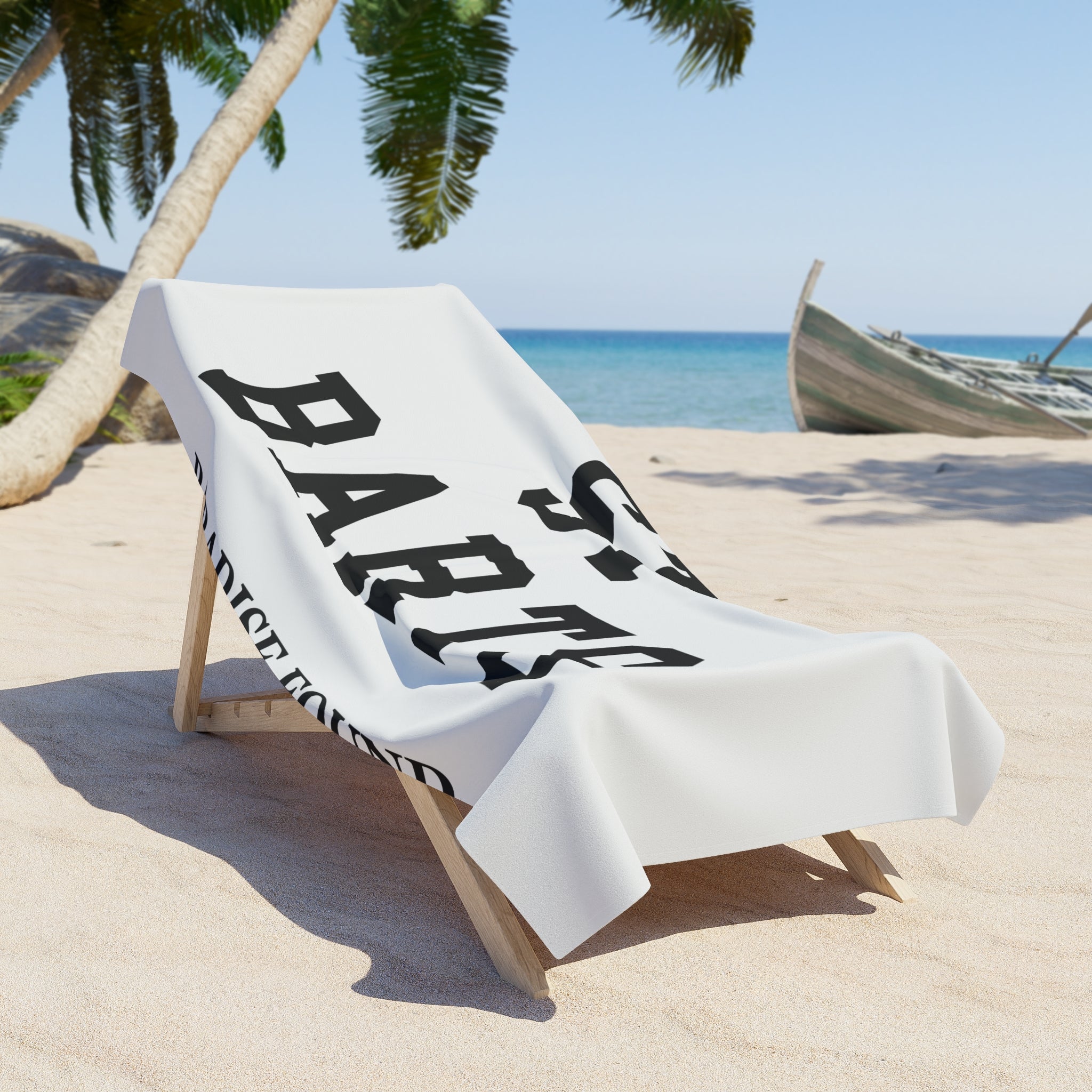 St. Barts Slogan Series Beach Towel — Premium Oversized | BY CHARLES