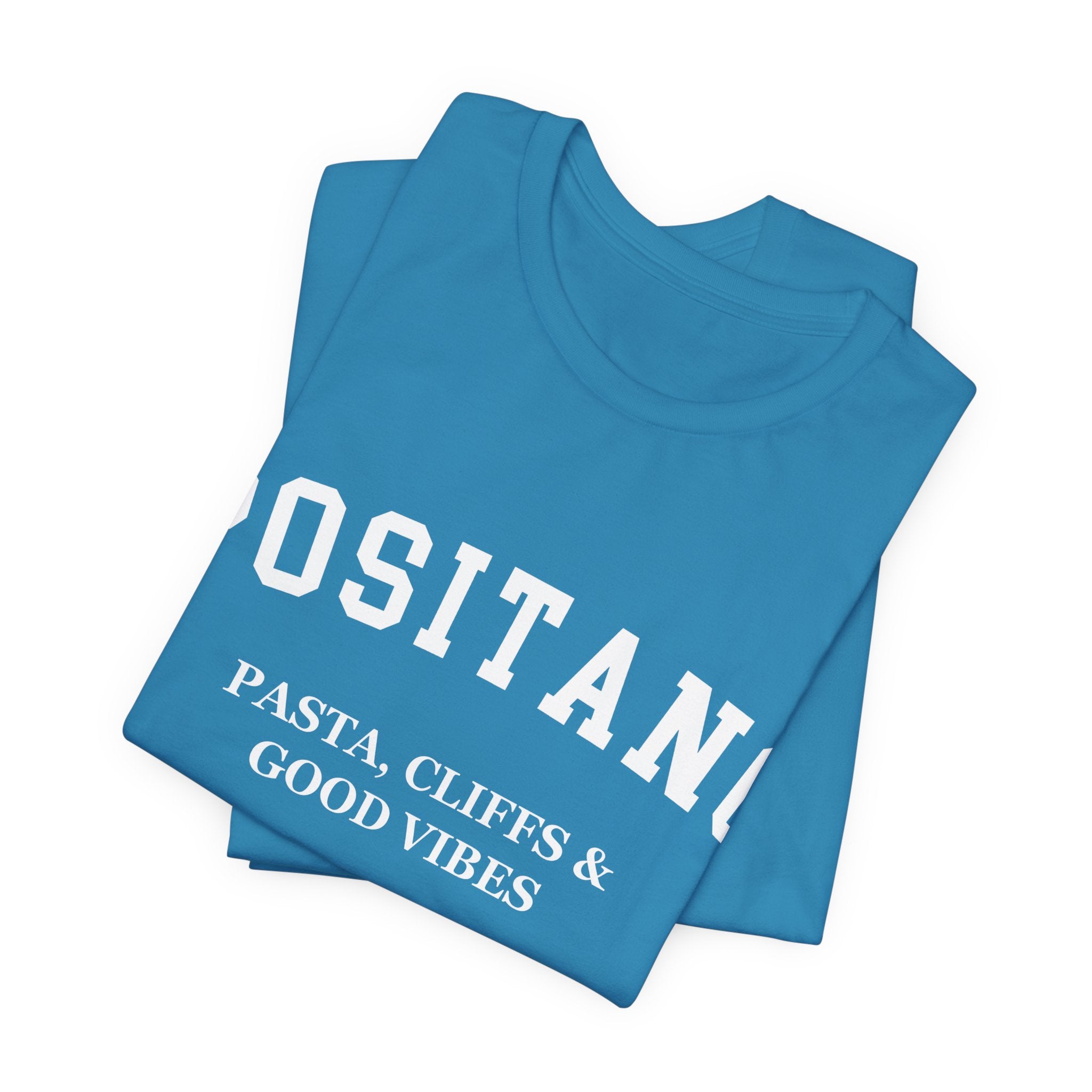 Positano Collegiate — 100% Cotton Premium Unisex T-Shirt | BY CHARLES