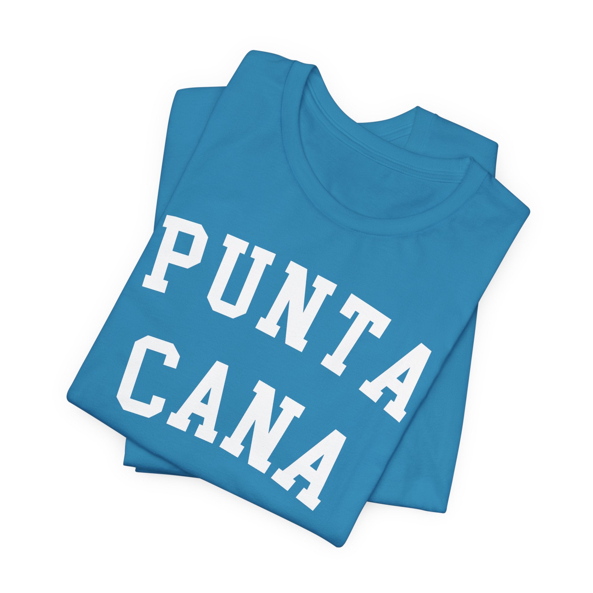Punta Cana Collegiate — 100% Cotton Premium Unisex T-Shirt | BY CHARLES