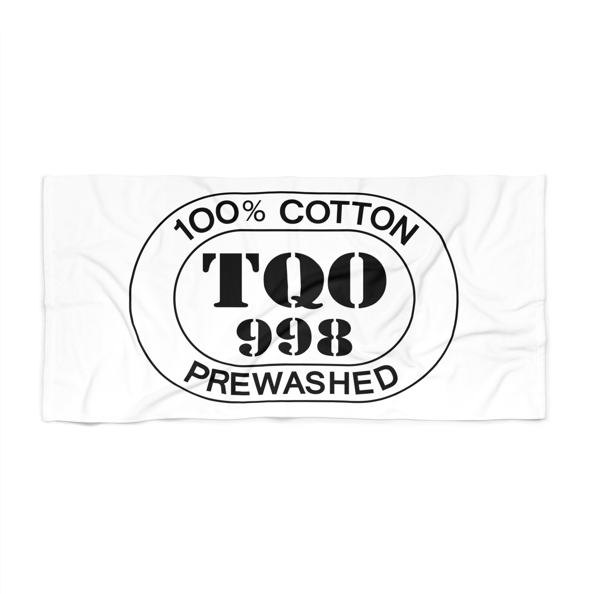 Tulum Airport Oval Beach Towel — Premium Oversized | BY CHARLES