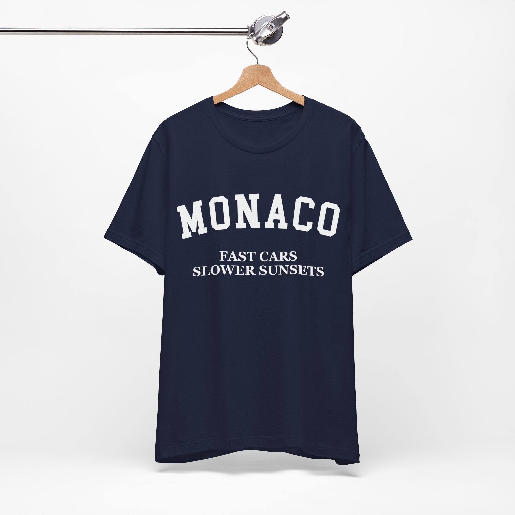 Monaco Collegiate — 100% Cotton Premium Unisex T-Shirt | BY CHARLES