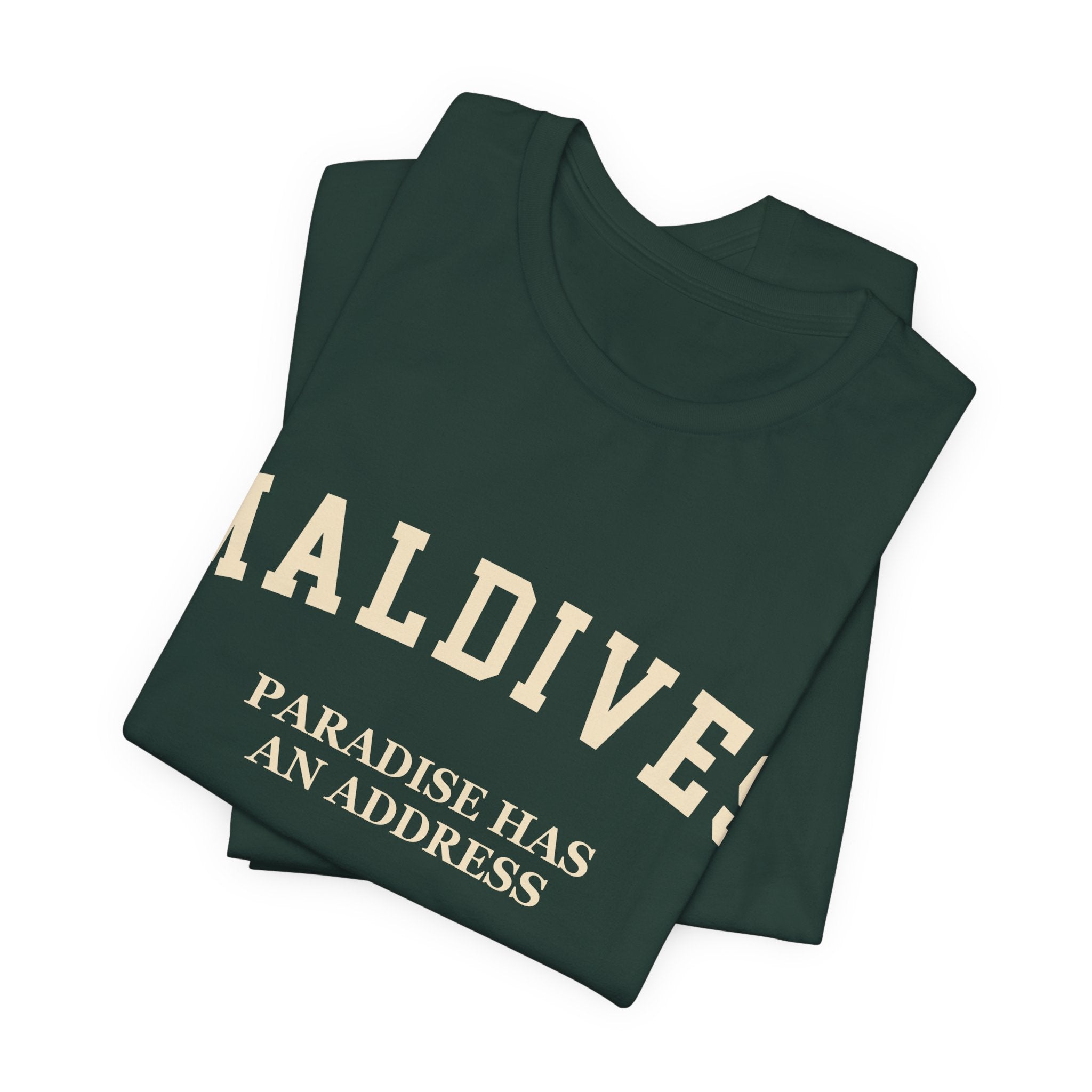 Maldives Collegiate — 100% Cotton Premium Unisex T-Shirt | BY CHARLES