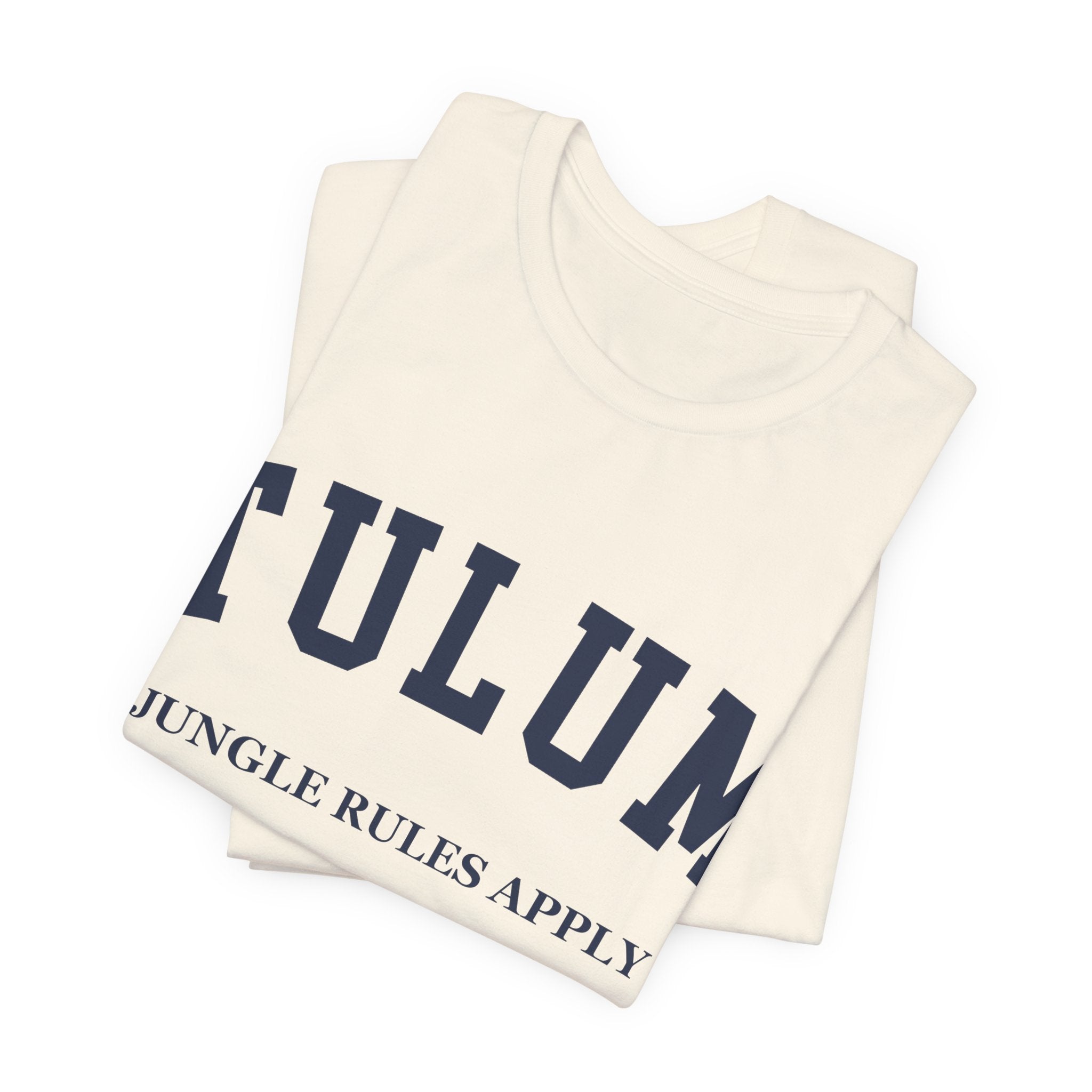 Tulum Collegiate — 100% Cotton Premium Unisex T-Shirt | BY CHARLES