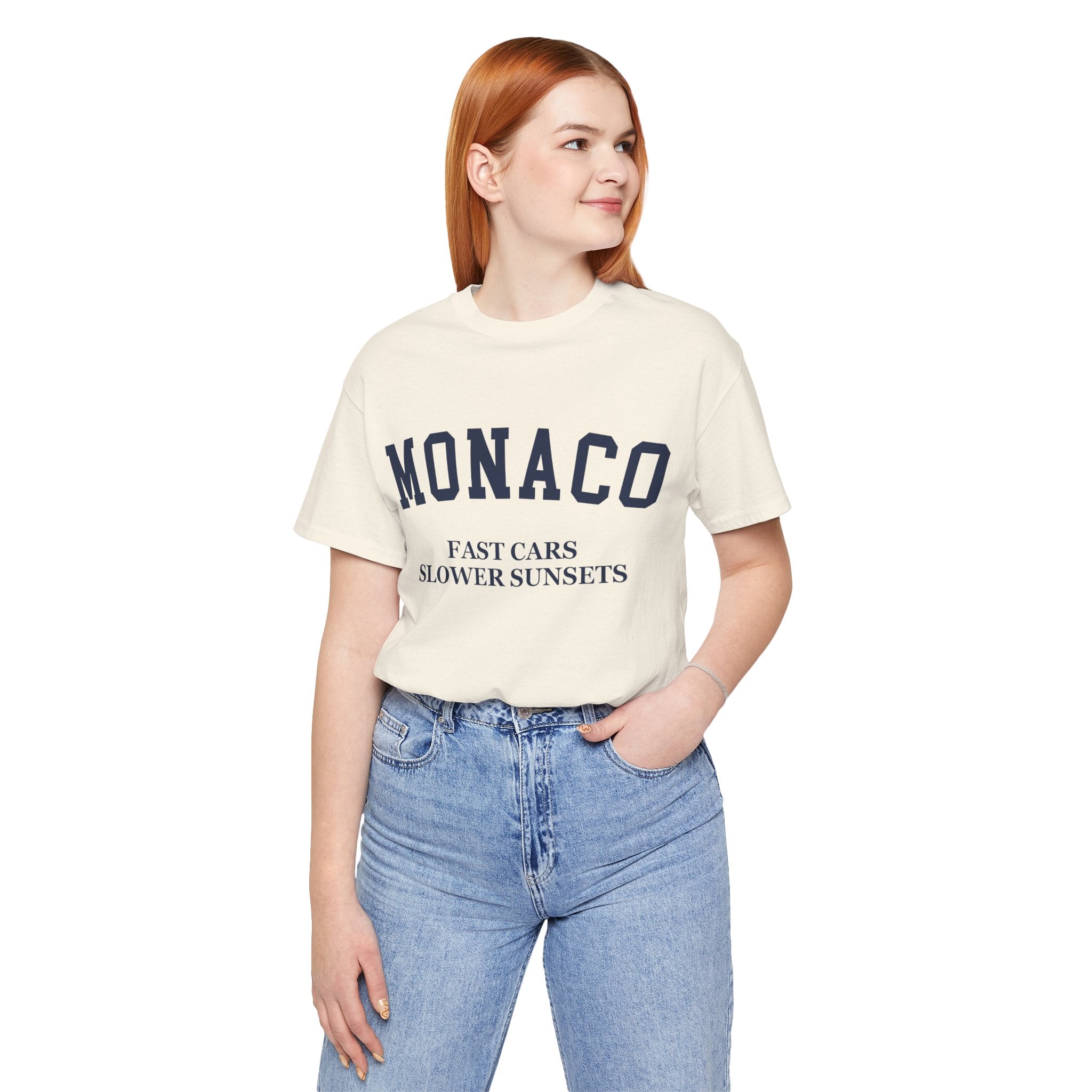 Monaco Collegiate — 100% Cotton Premium Unisex T-Shirt | BY CHARLES