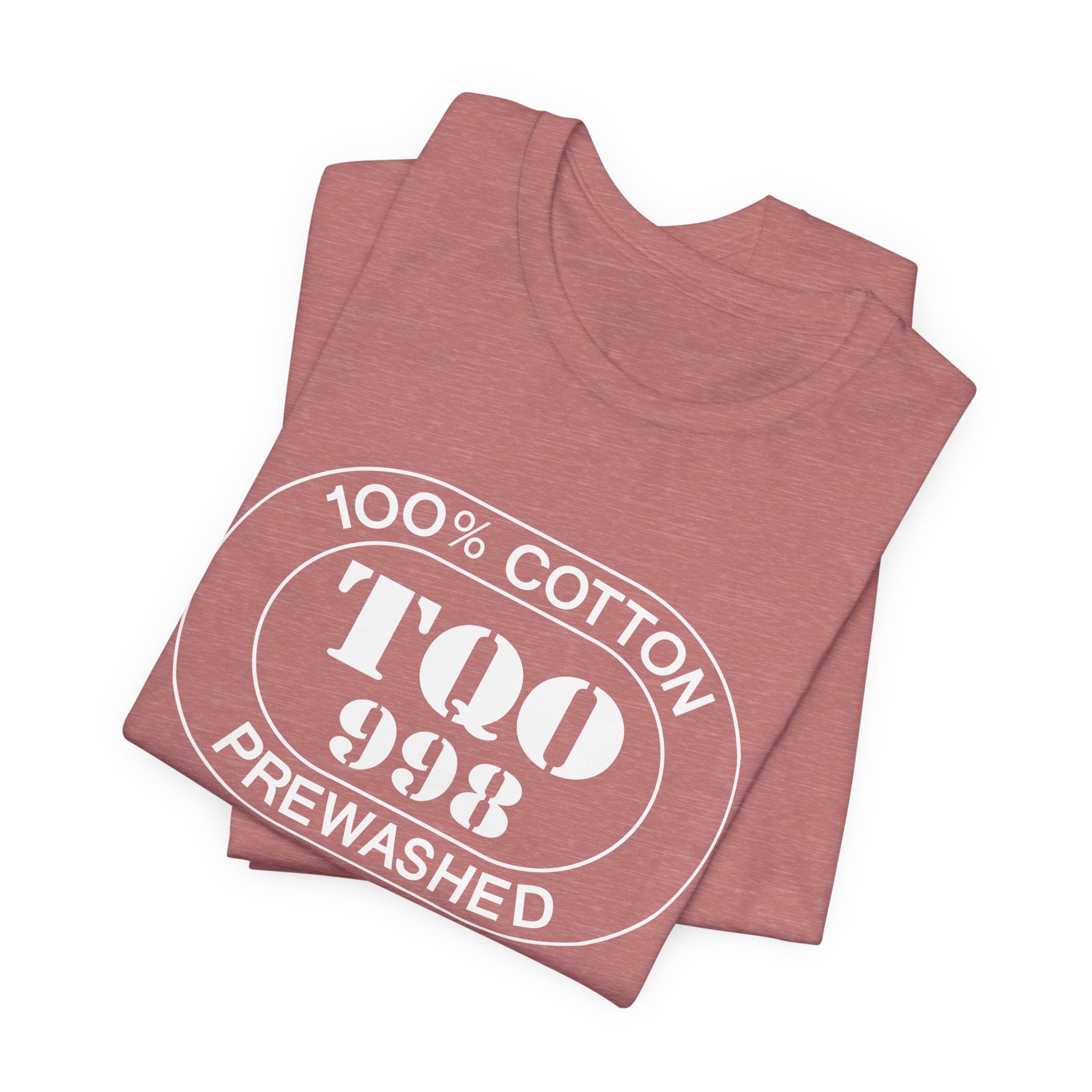 Tulum Airport Oval tee in heather mauve, alternate view