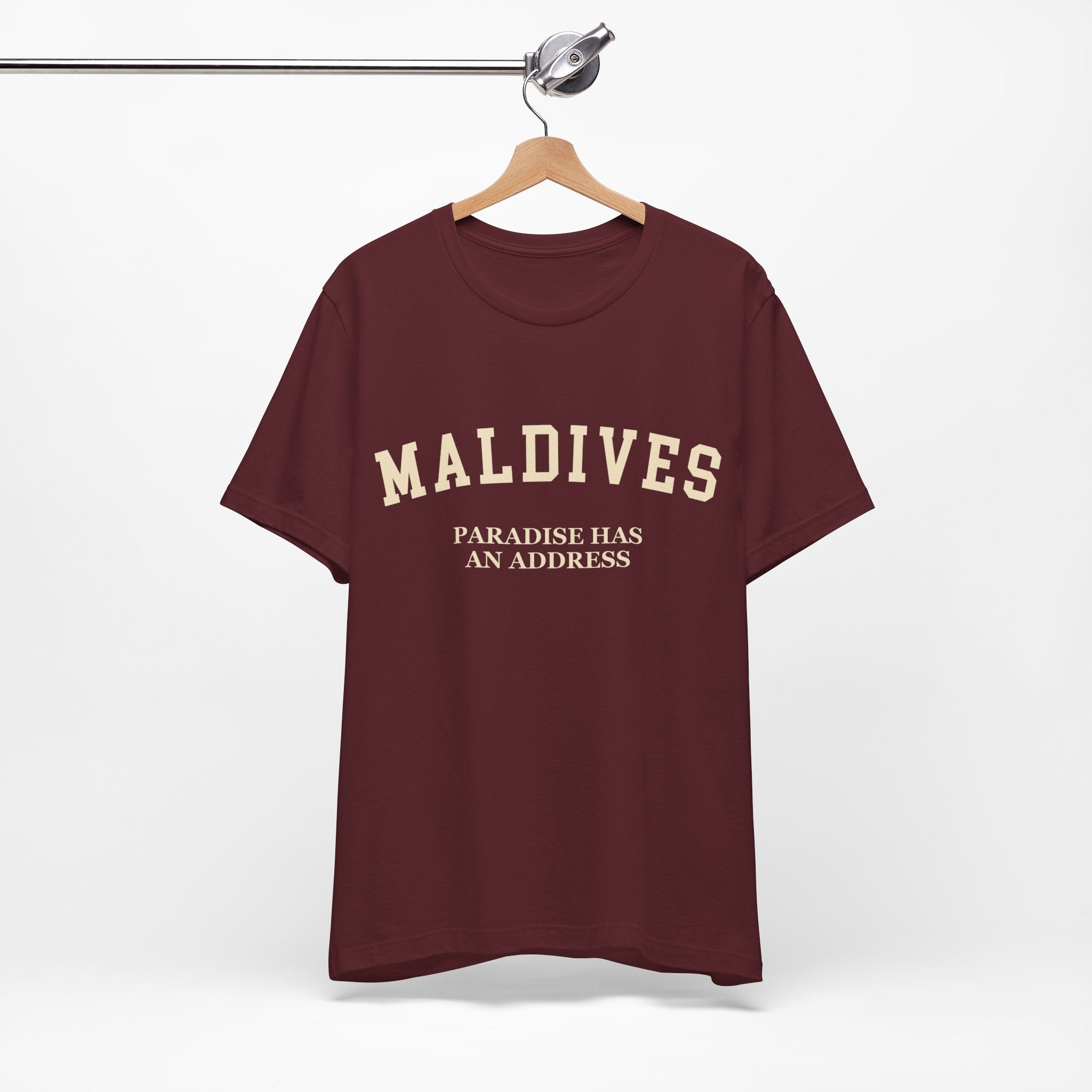 Maldives Collegiate — 100% Cotton Premium Unisex T-Shirt | BY CHARLES