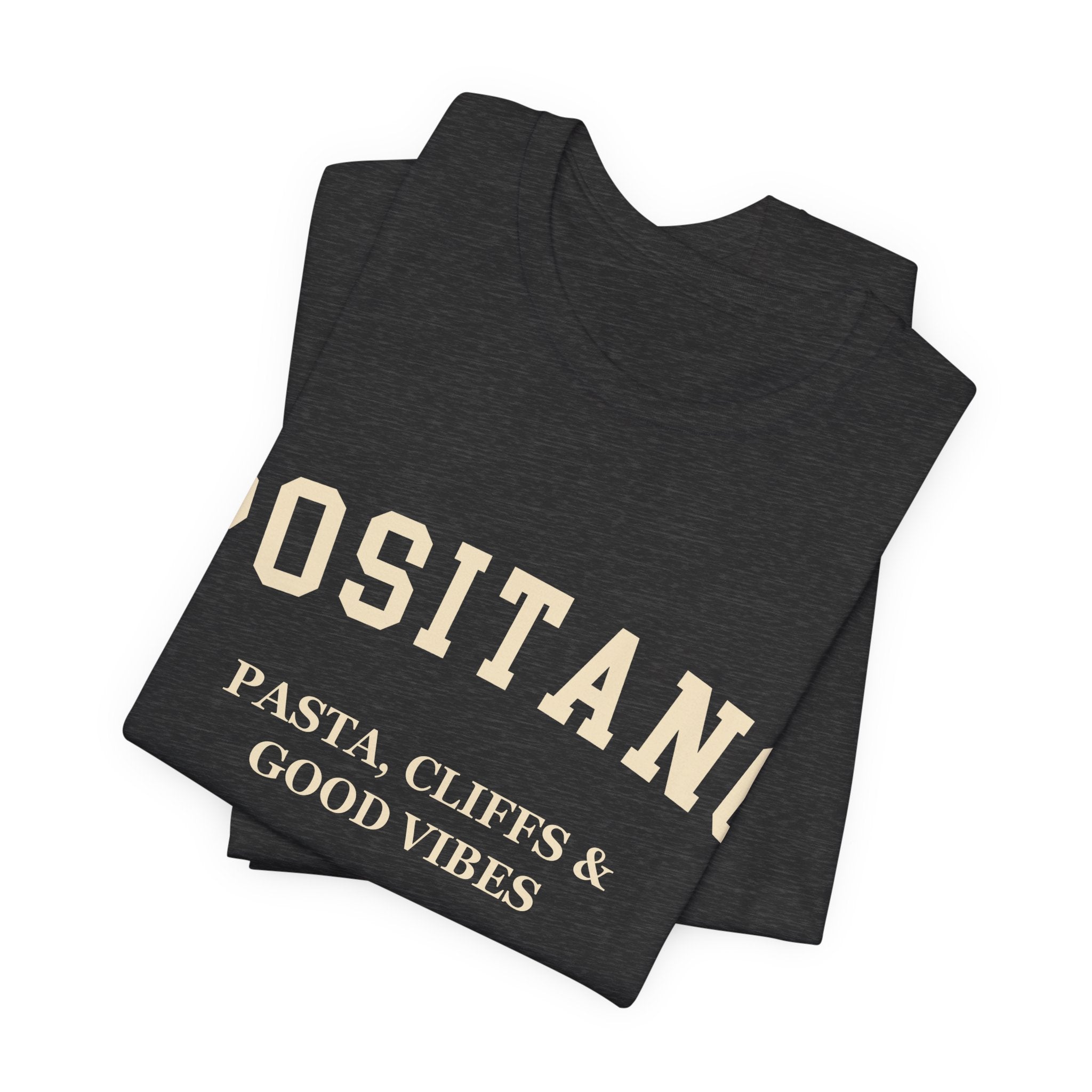 Positano Collegiate — 100% Cotton Premium Unisex T-Shirt | BY CHARLES