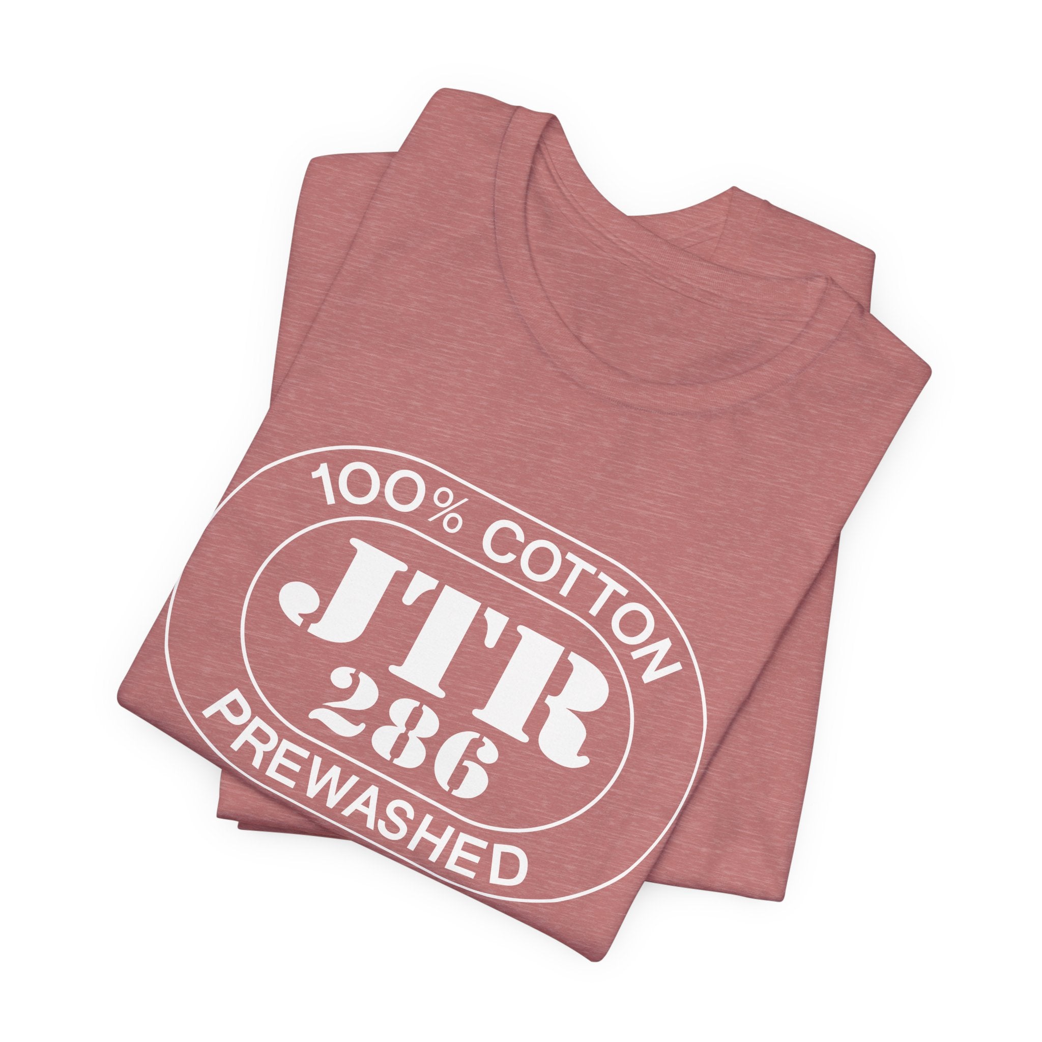 Santorini Airport Oval tee in heather mauve, alternate view
