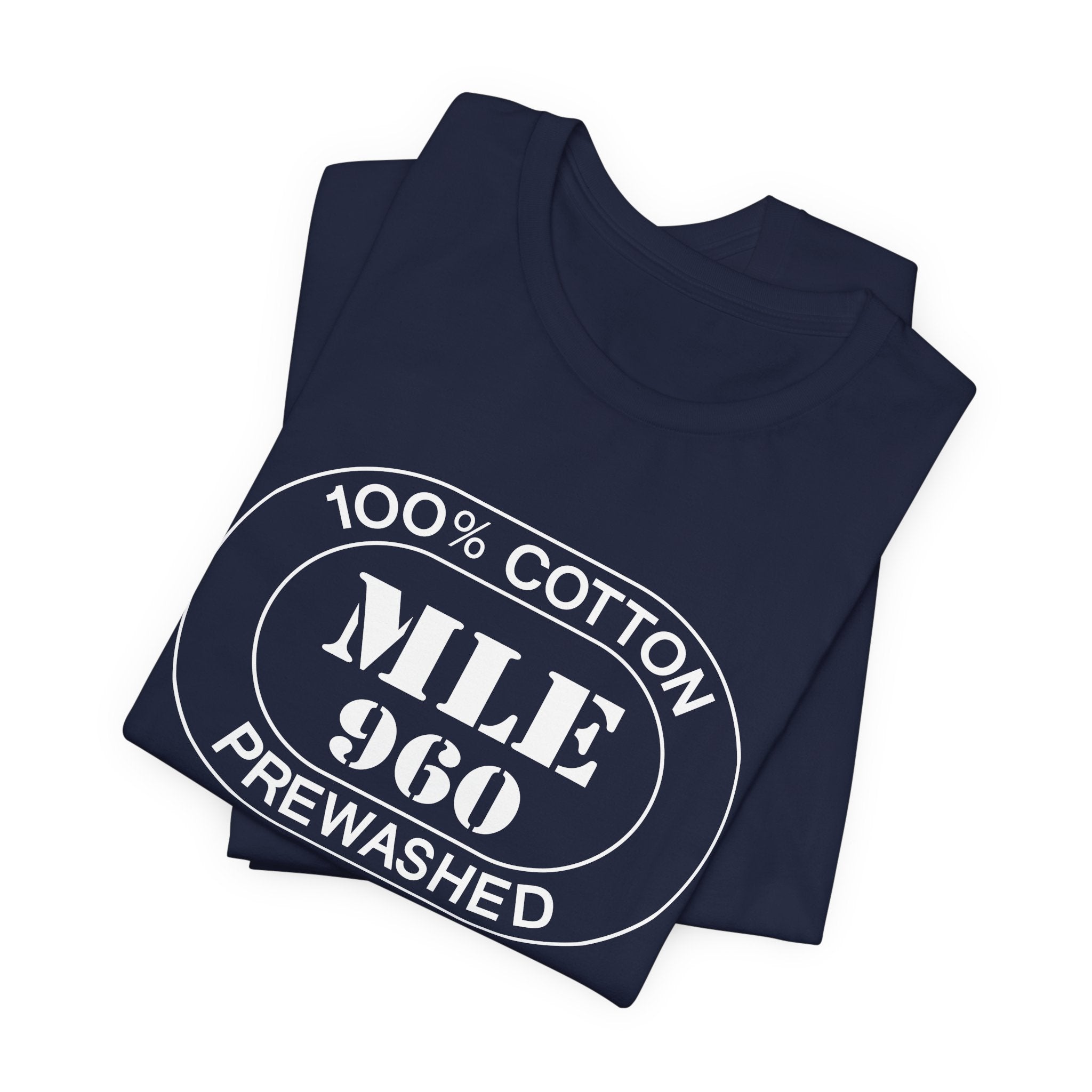 Maldives Airport Oval tee in navy, alternate view
