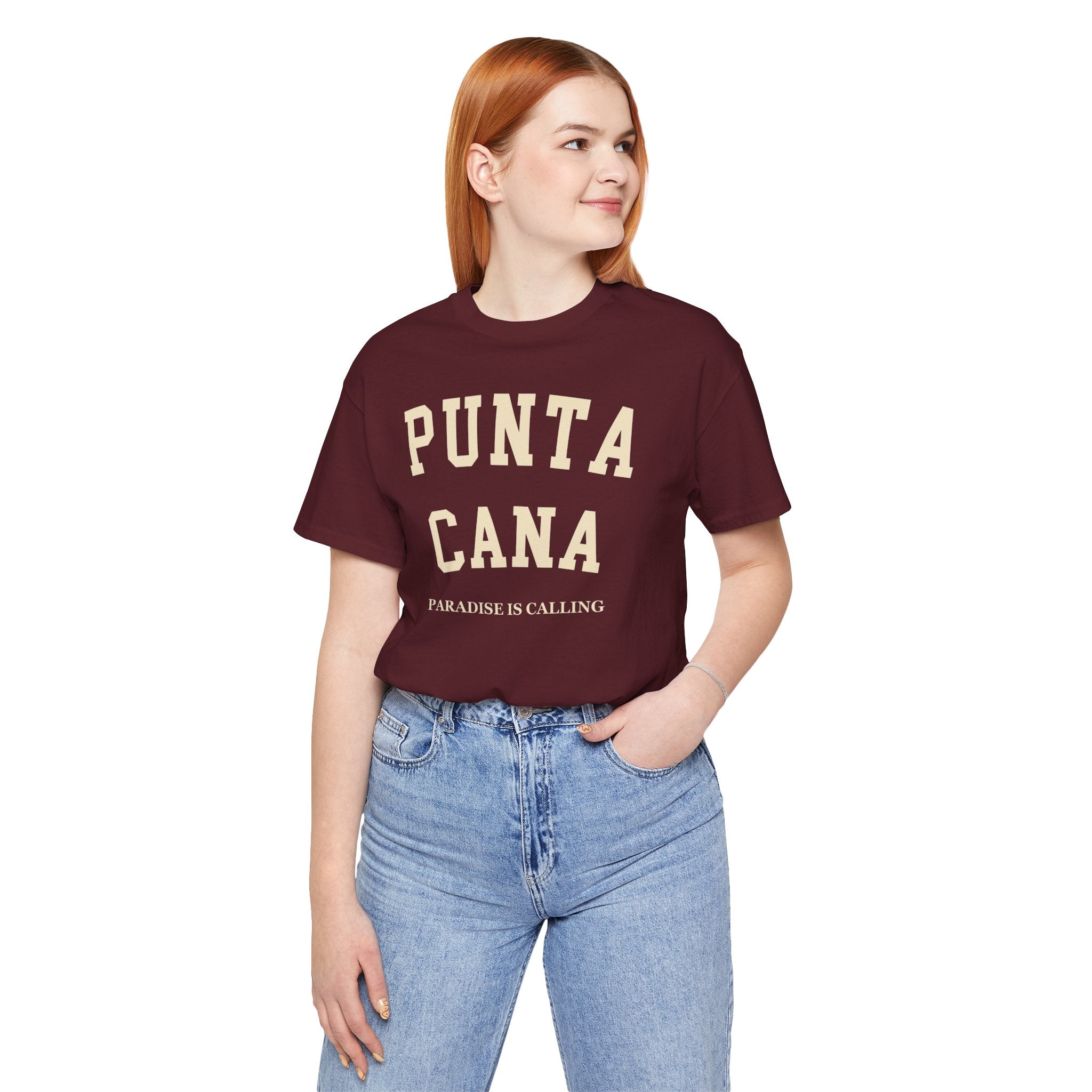 Punta Cana Collegiate — 100% Cotton Premium Unisex T-Shirt | BY CHARLES