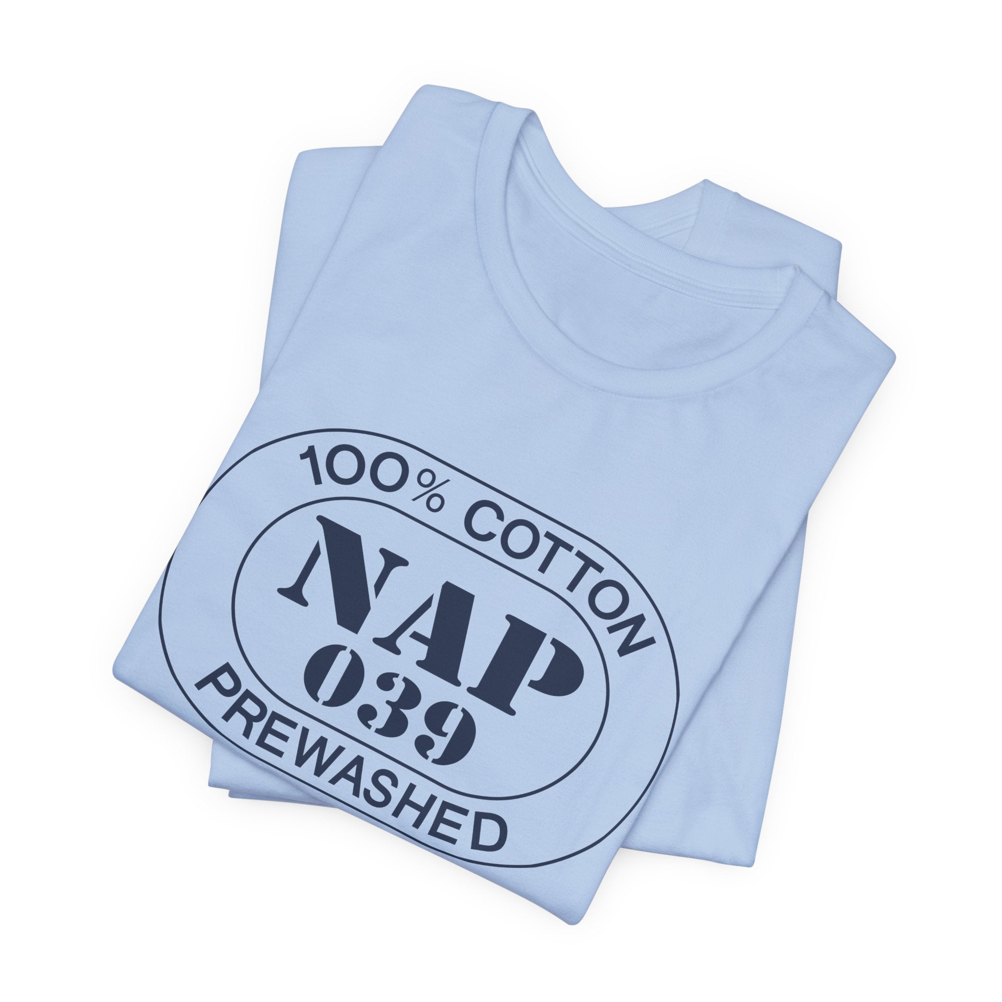 Positano Airport Oval tee in baby blue, alternate view