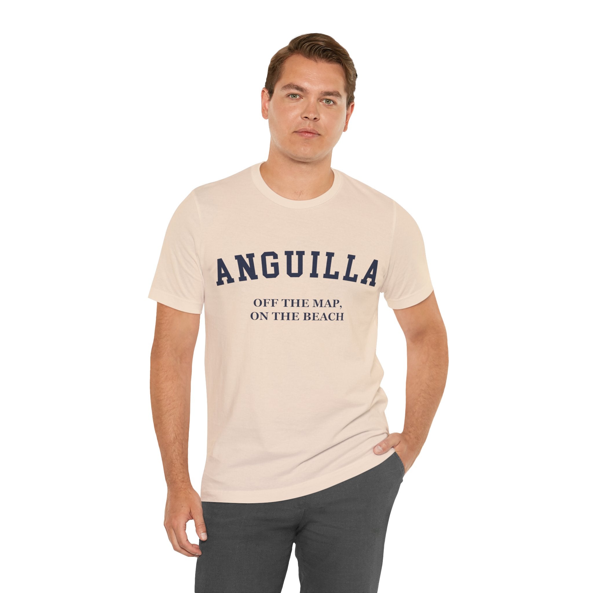 Anguilla Collegiate — 100% Cotton Premium Unisex T-Shirt | BY CHARLES