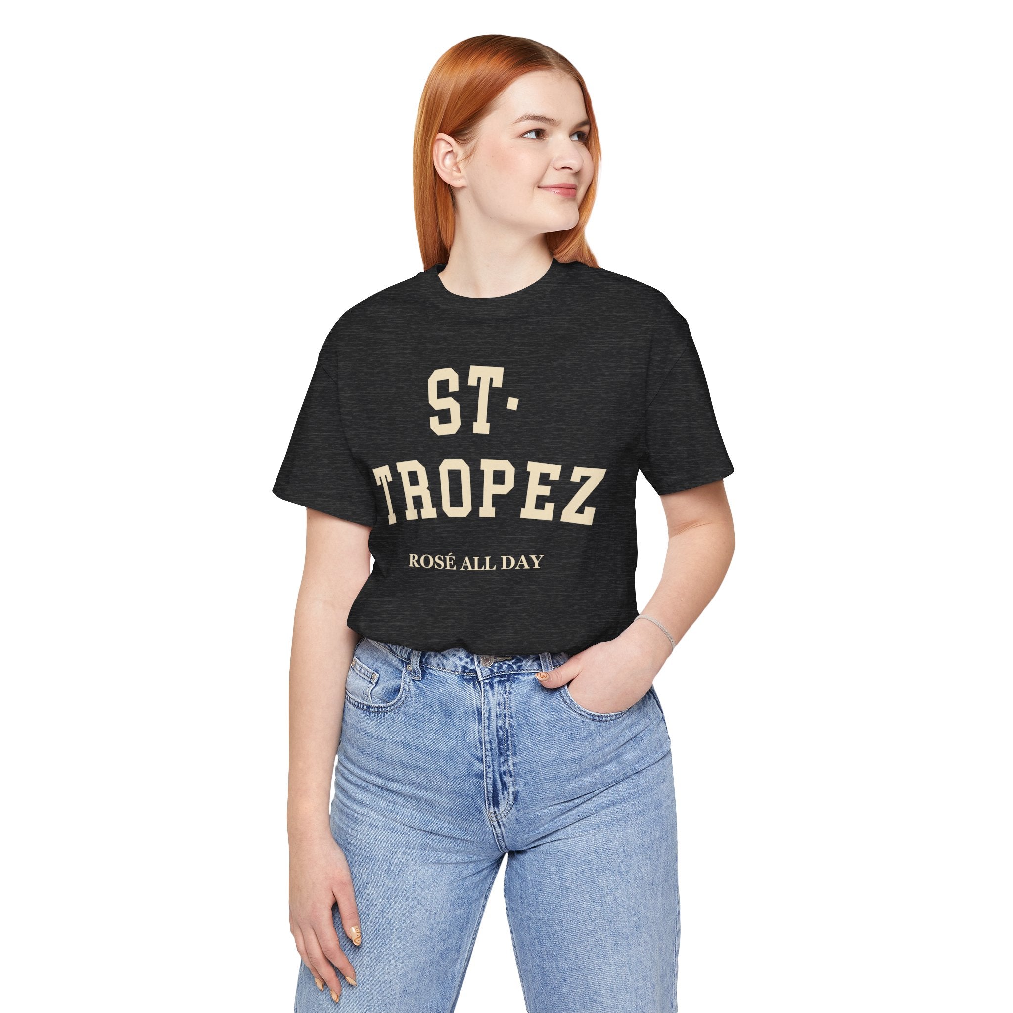 St. Tropez Collegiate — 100% Cotton Premium Unisex T-Shirt | BY CHARLES
