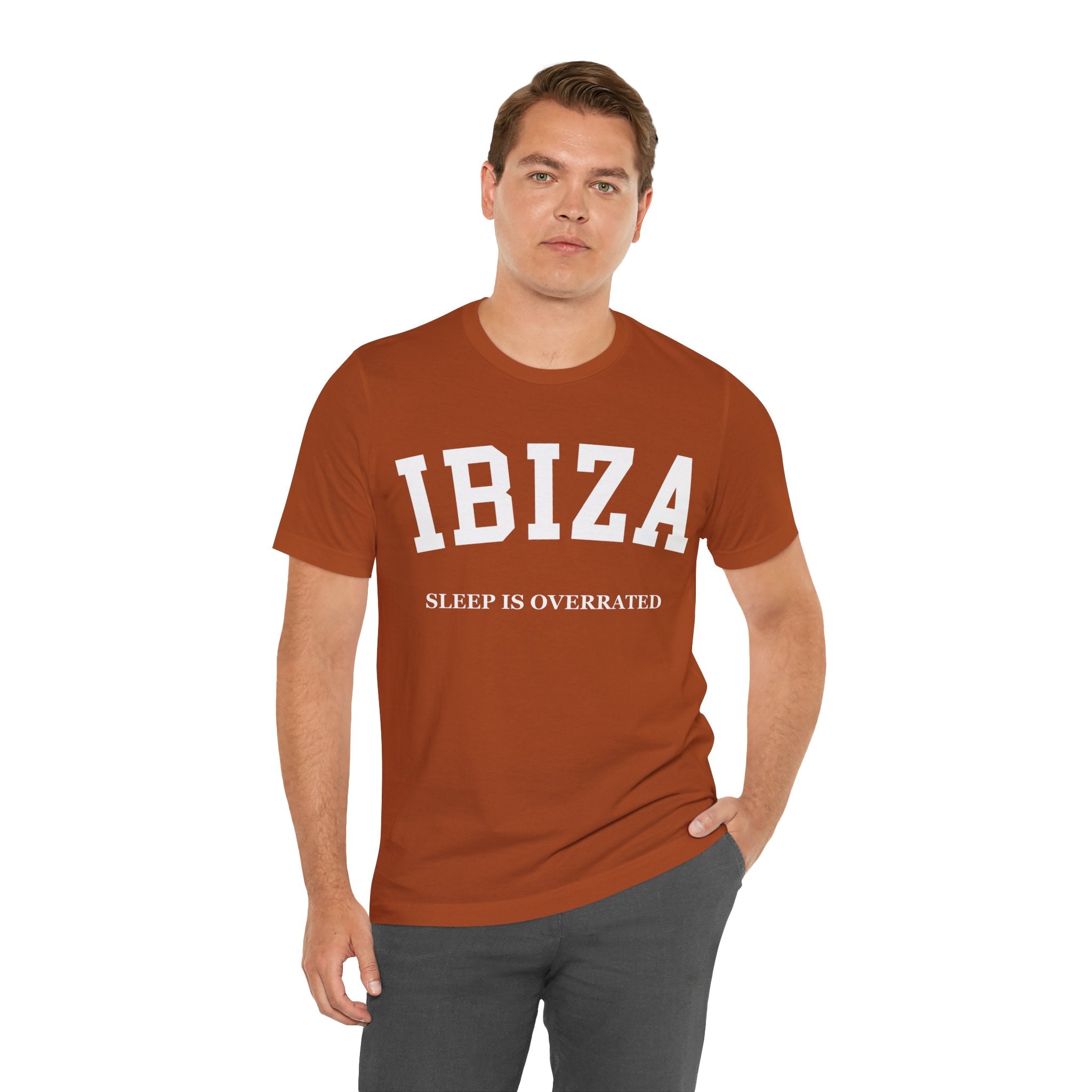 Ibiza Collegiate — 100% Cotton Premium Unisex T-Shirt | BY CHARLES