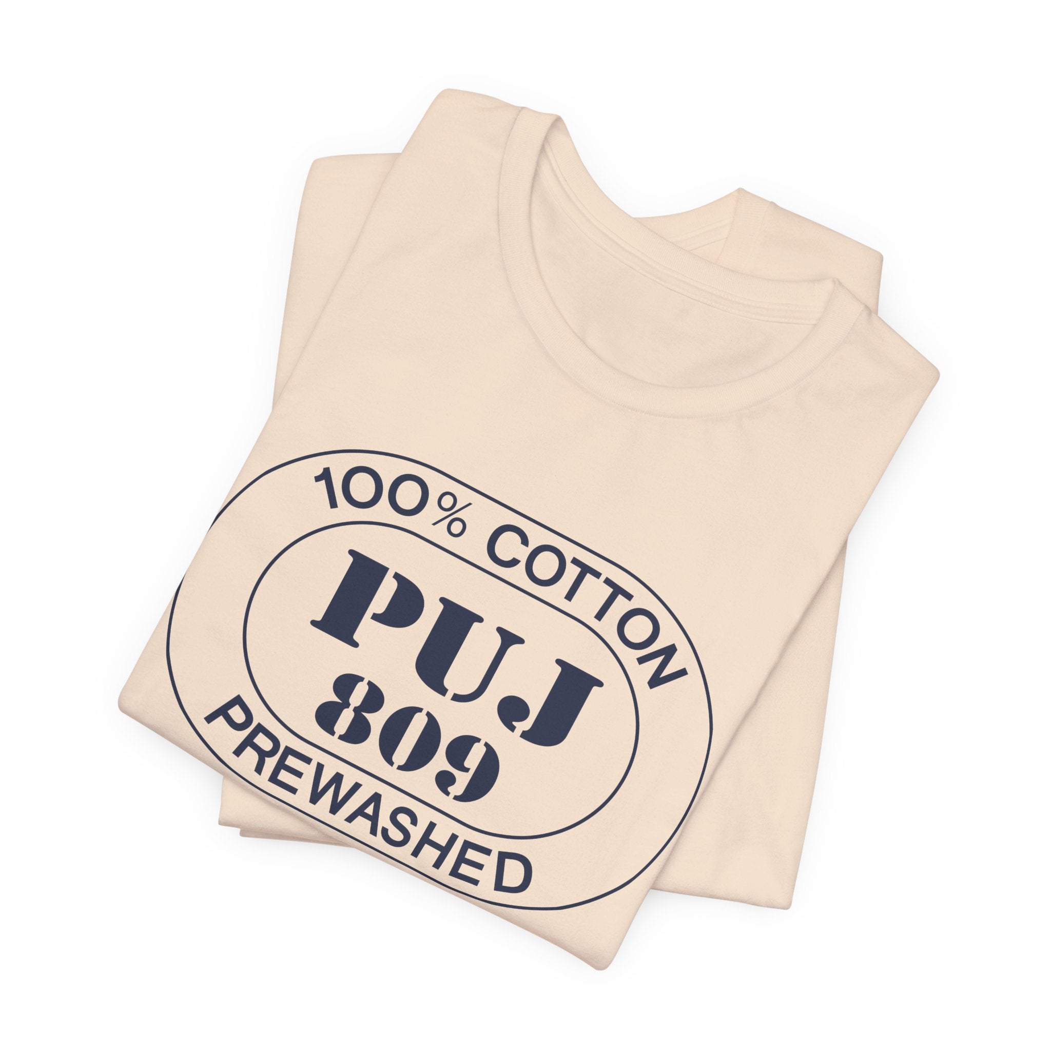 Punta Cana Airport Oval tee in soft cream, alternate view