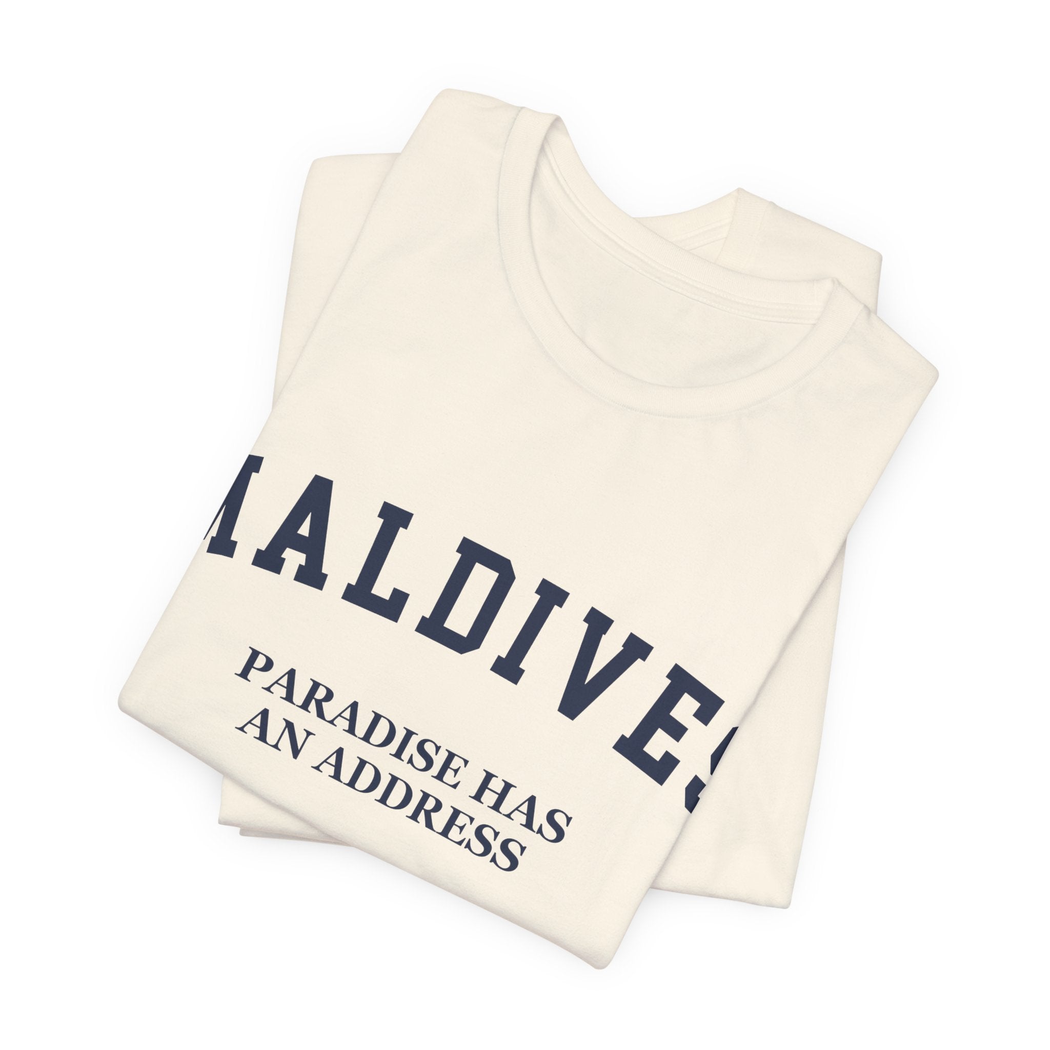 Maldives Collegiate — 100% Cotton Premium Unisex T-Shirt | BY CHARLES