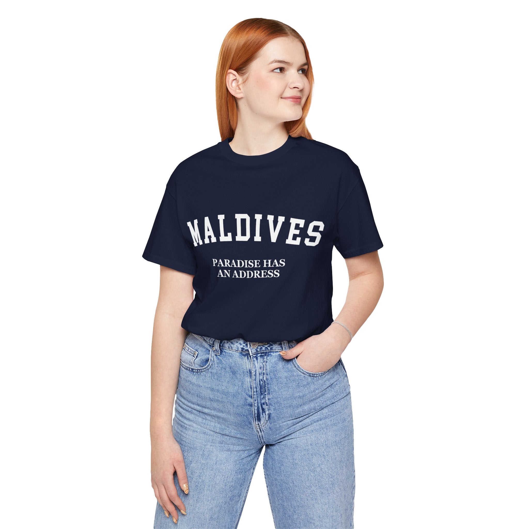 Maldives Collegiate — 100% Cotton Premium Unisex T-Shirt | BY CHARLES