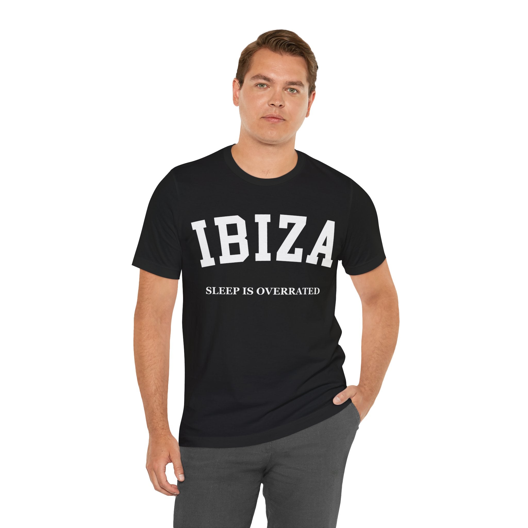 Ibiza Collegiate — 100% Cotton Premium Unisex T-Shirt | BY CHARLES