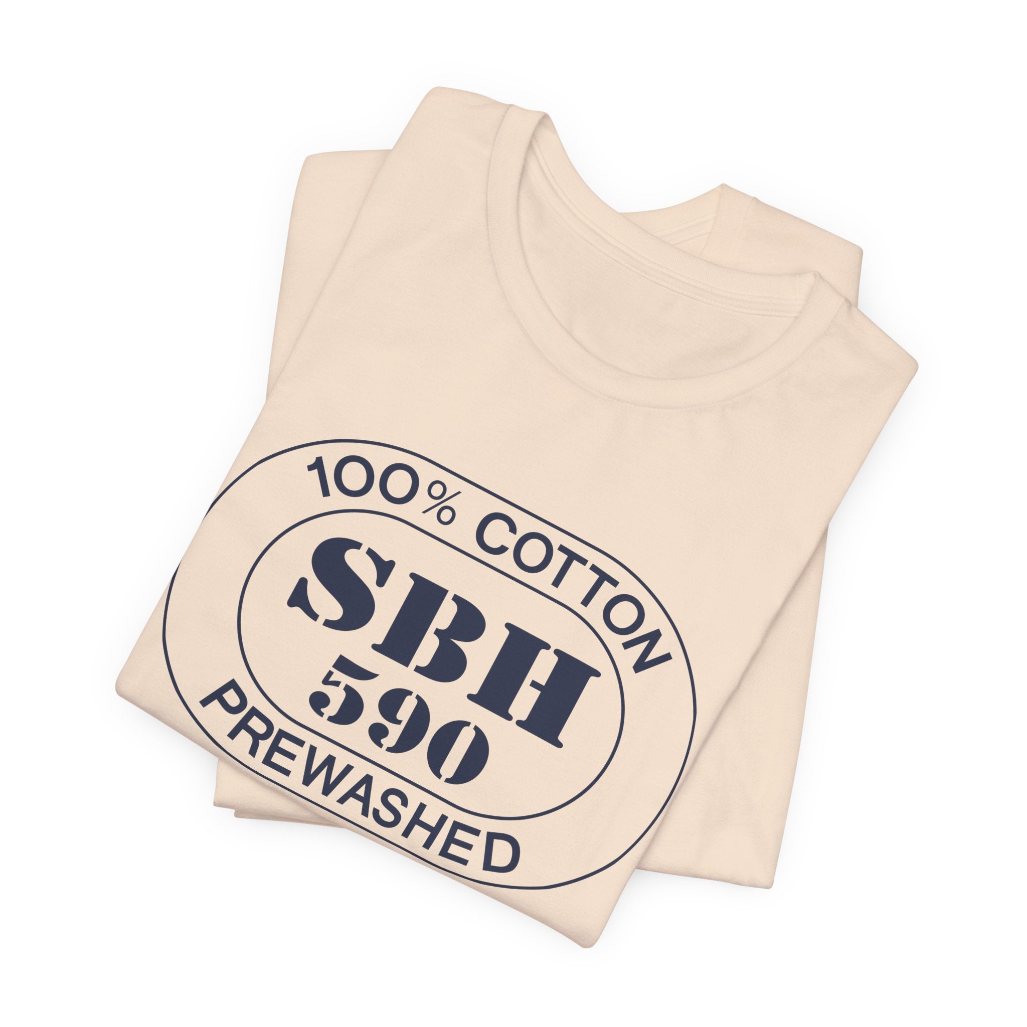 St. Barts Airport Oval tee in soft cream, alternate view