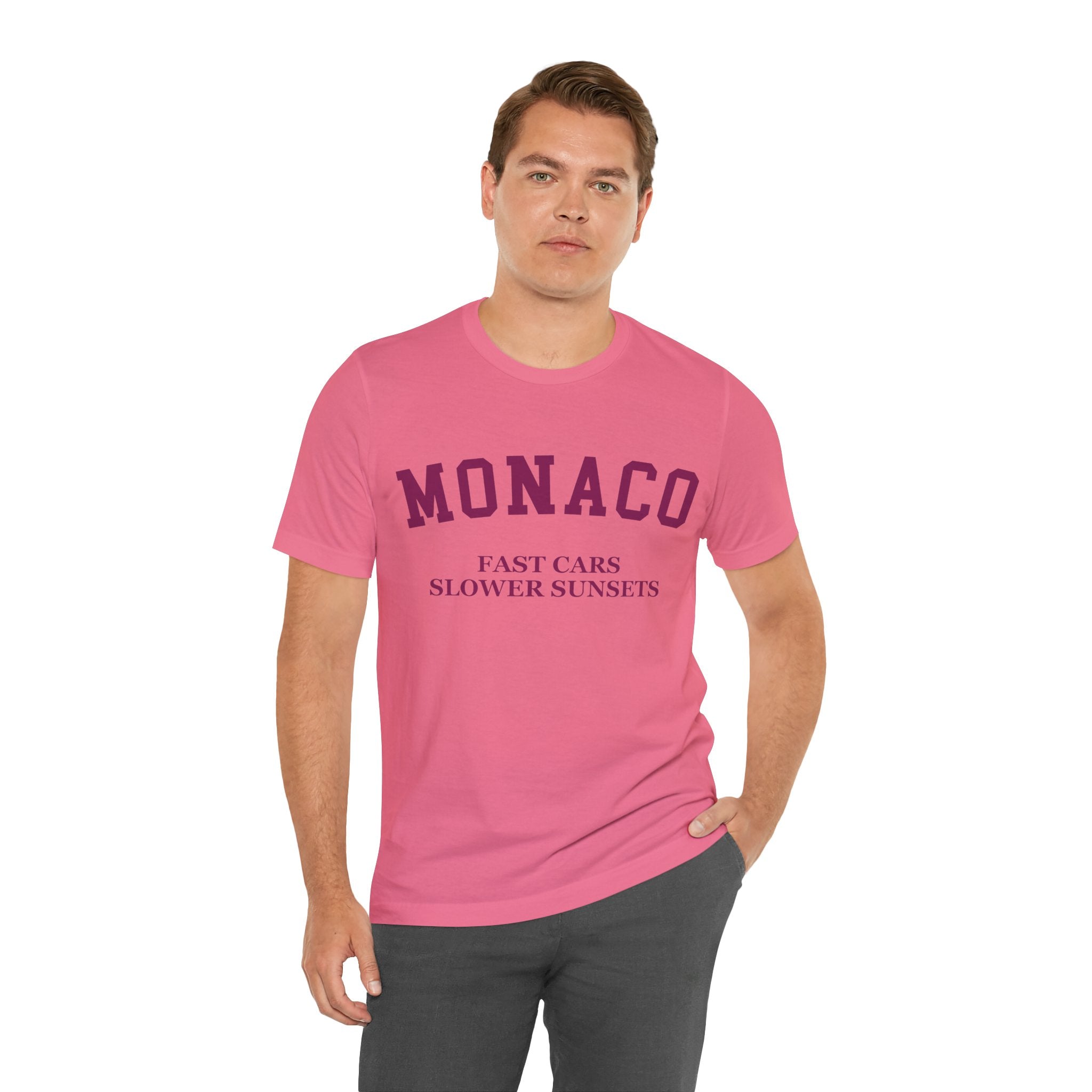 Monaco Collegiate — 100% Cotton Premium Unisex T-Shirt | BY CHARLES